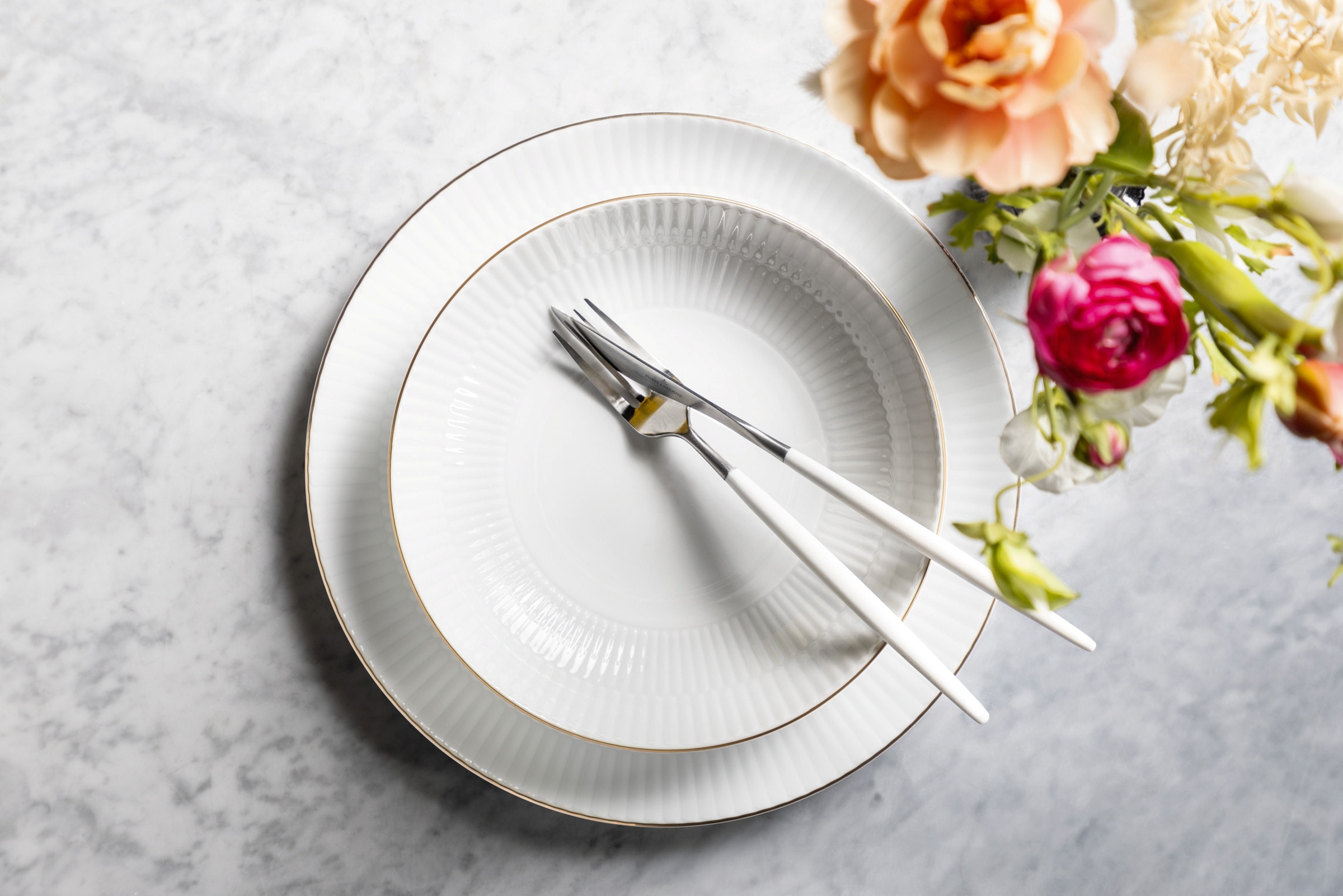 Seltmann Weiden Suppenteller »Amina« Pastateller, tiefer Teller mit Relief