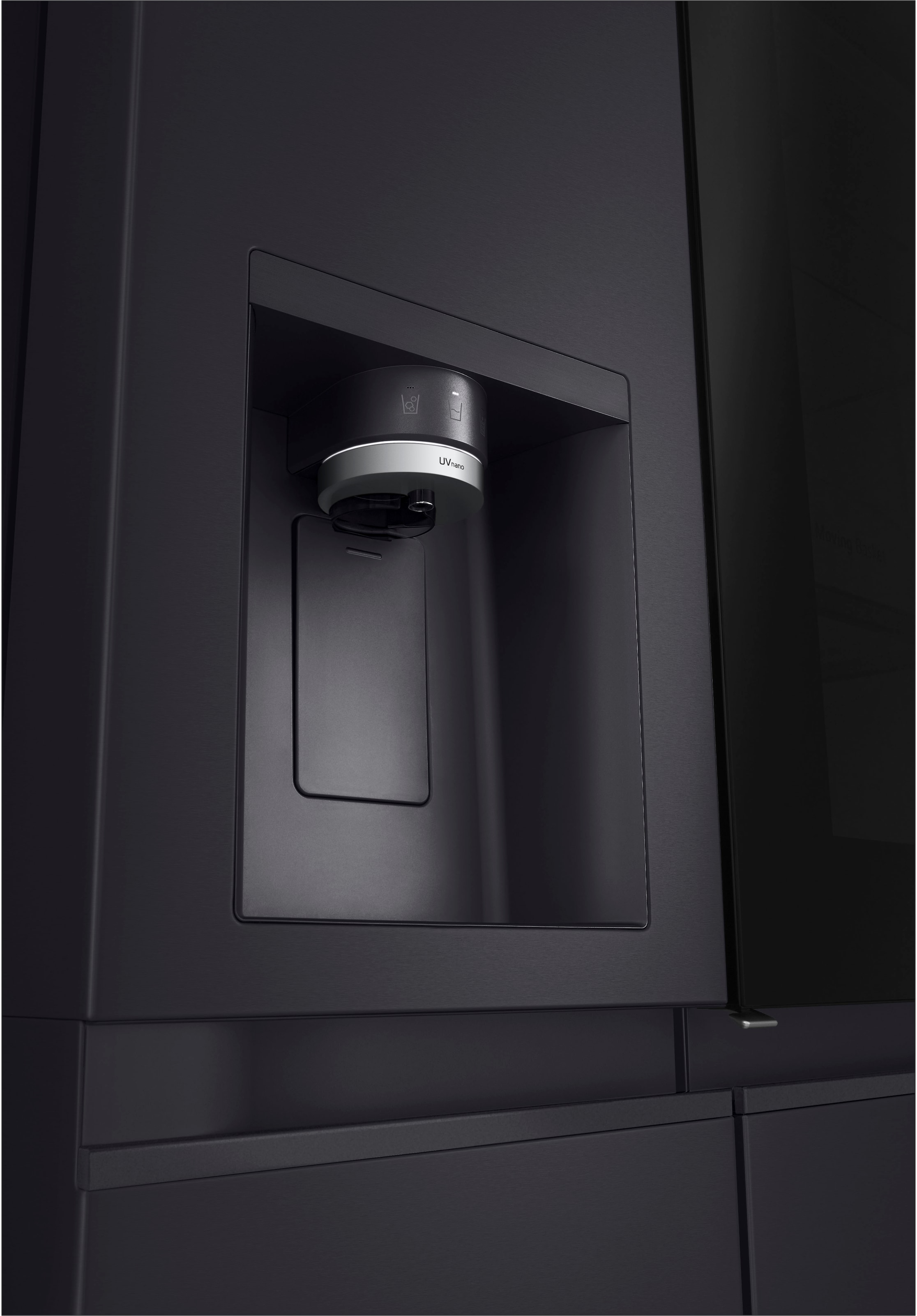 LG Side-by-Side X-Serie »GSXE90EVAD«, großes Wein- und Flaschenregal