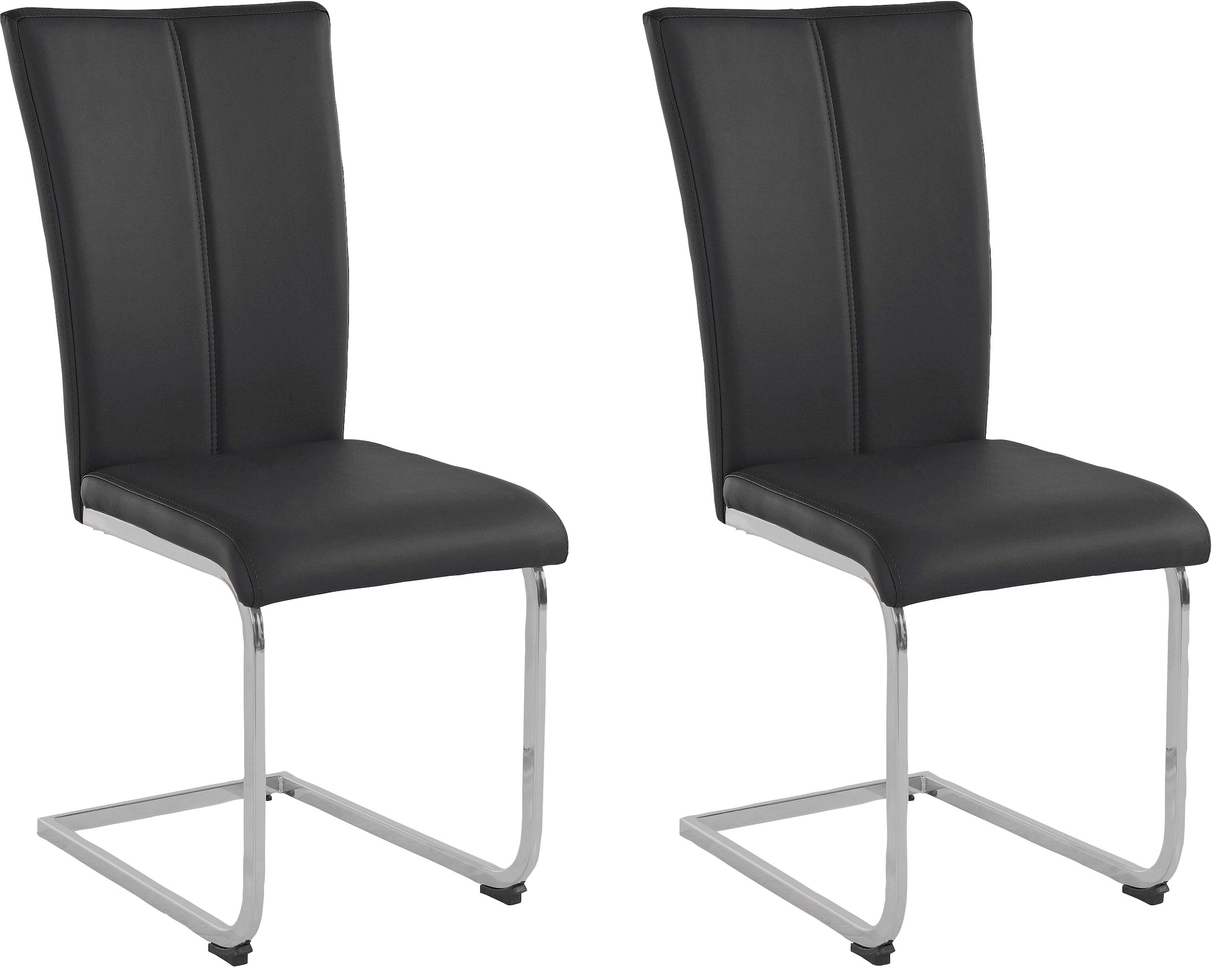 Home affaire Freischwinger "Alex" (Set) 2 Stk. Kunstleder Stuhl belastbar b günstig online kaufen