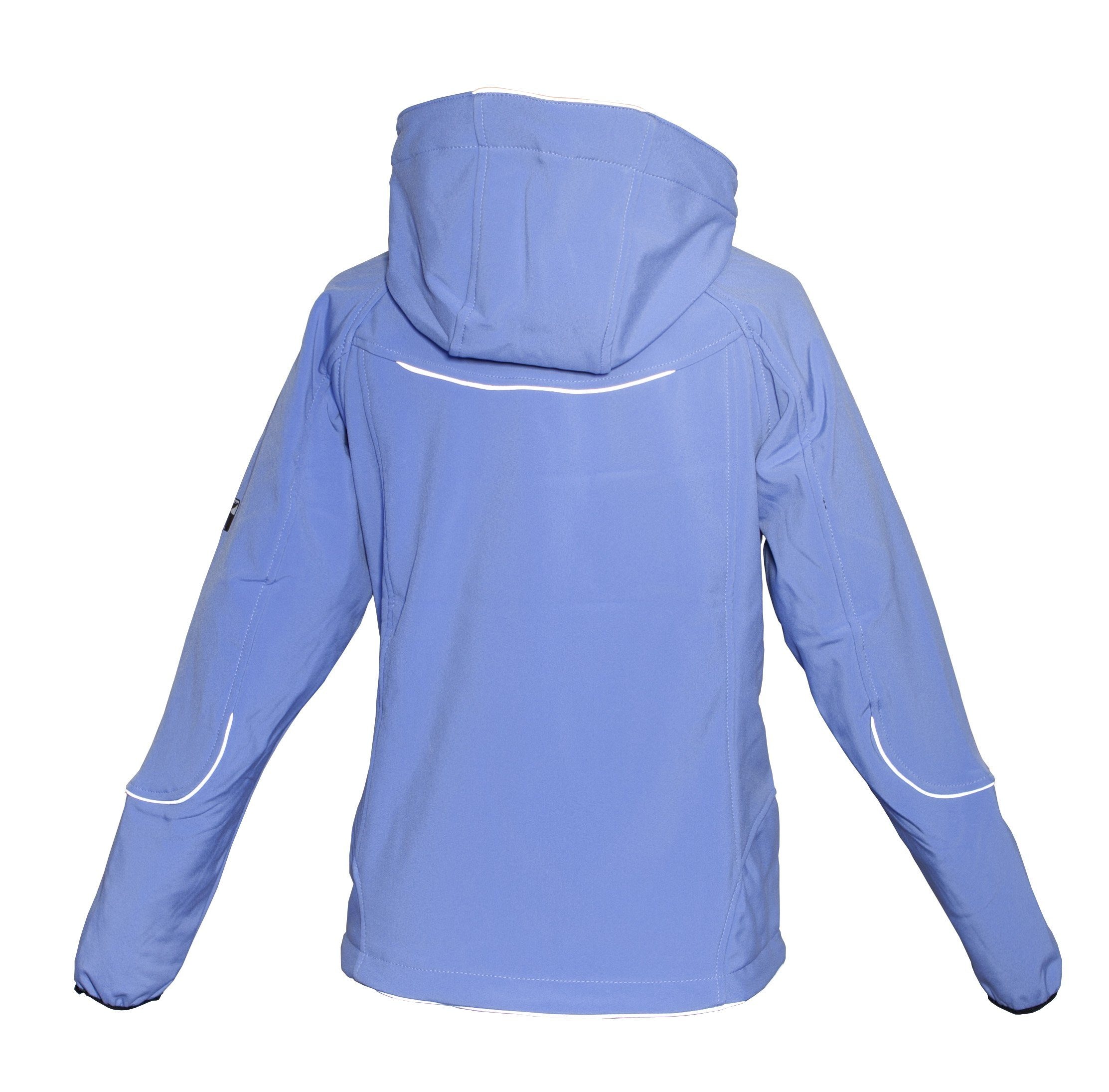 DEPROC Active Softshelljacke "NIGEL PEAK Women" mit Kapuze auch in Großen Größen erhältlich