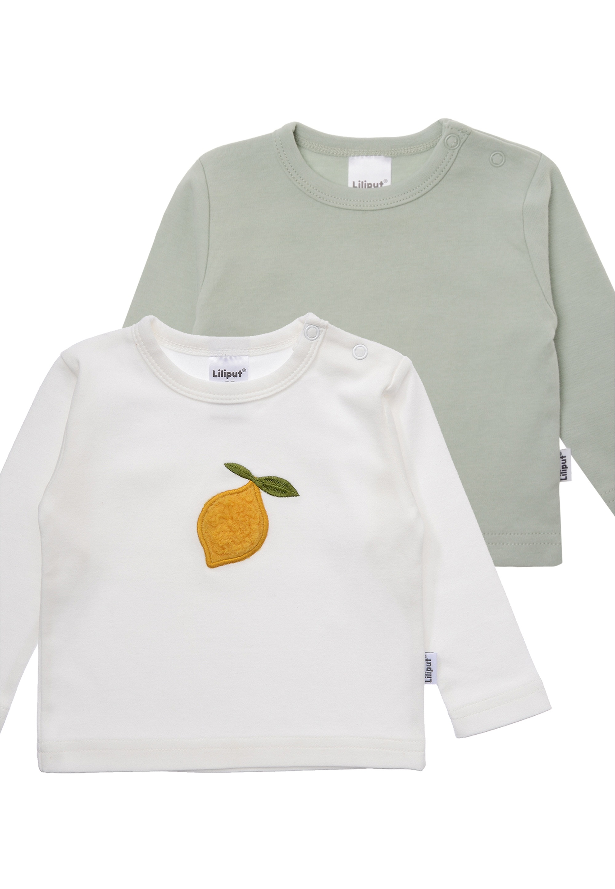 Liliput T-Shirt »Zitrone«, 2er-Pack mit praktischen Druckknöpfen