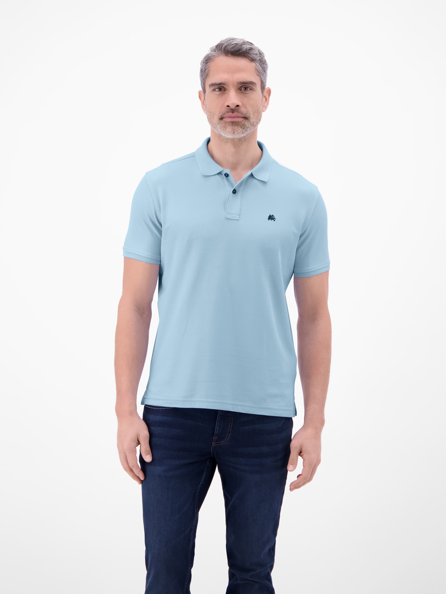 LERROS Poloshirt "Poloshirt Herren COOL & DRY atmungsaktiv Piqué" Trocknet schnell, angenehm kühl, pflegeleicht, kurzarm, einfarbig
