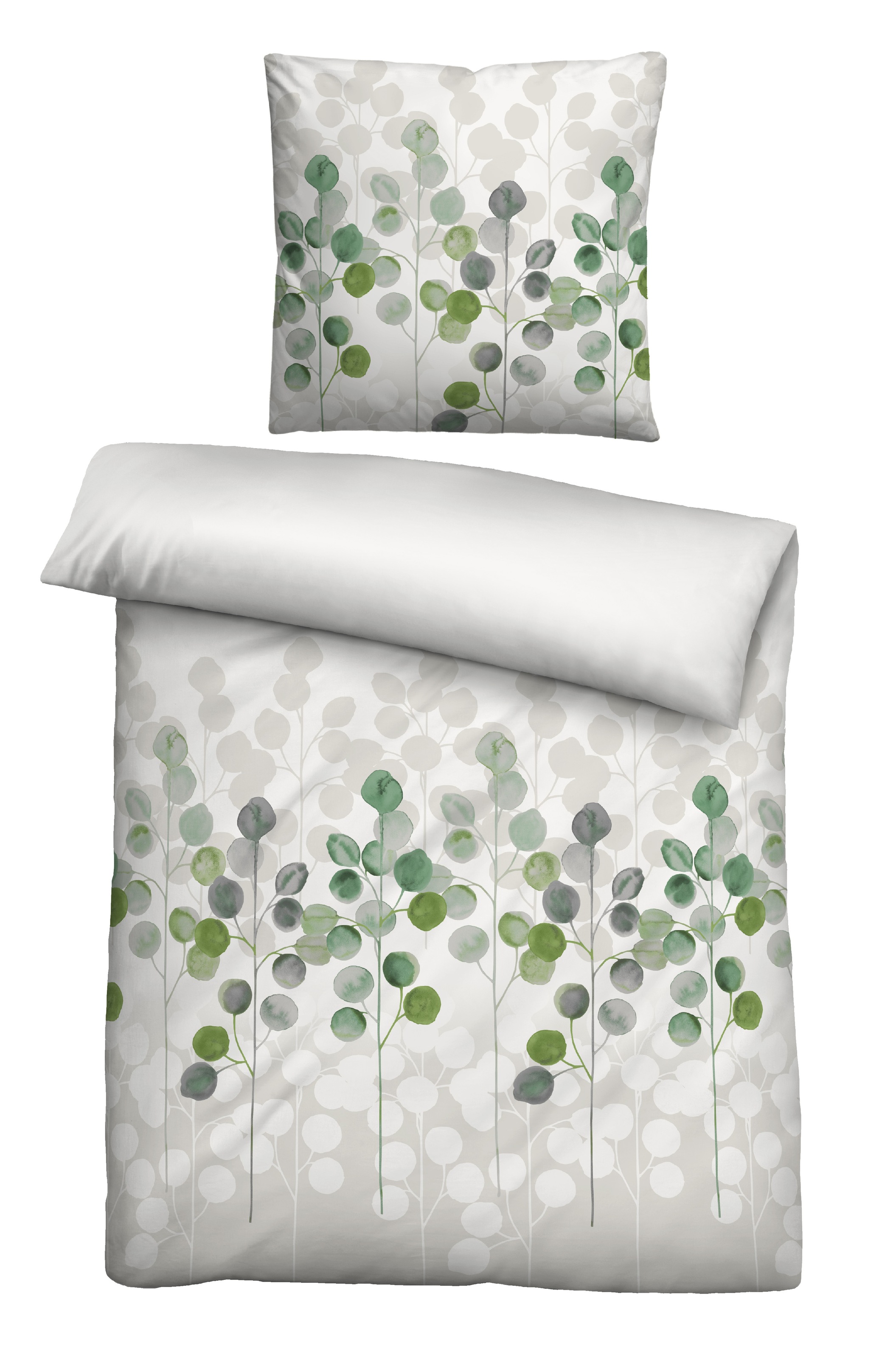 Thumbnail - Biberna Bettwäsche "0006722" 2 Stk. tlg. kuschelig warm, pflegeleicht, temperaturausgleichend, Reißverschluss