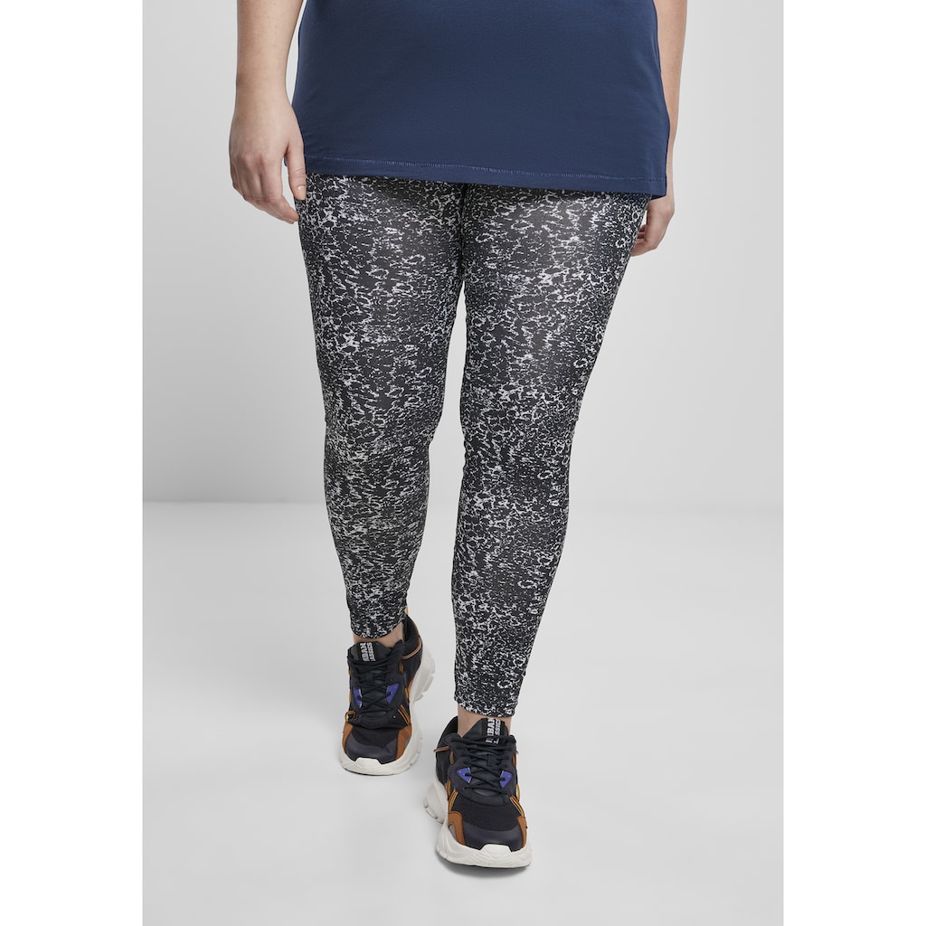 URBAN CLASSICS Leggings »Damen Ladies AOP Leggings«, (1 tlg.)