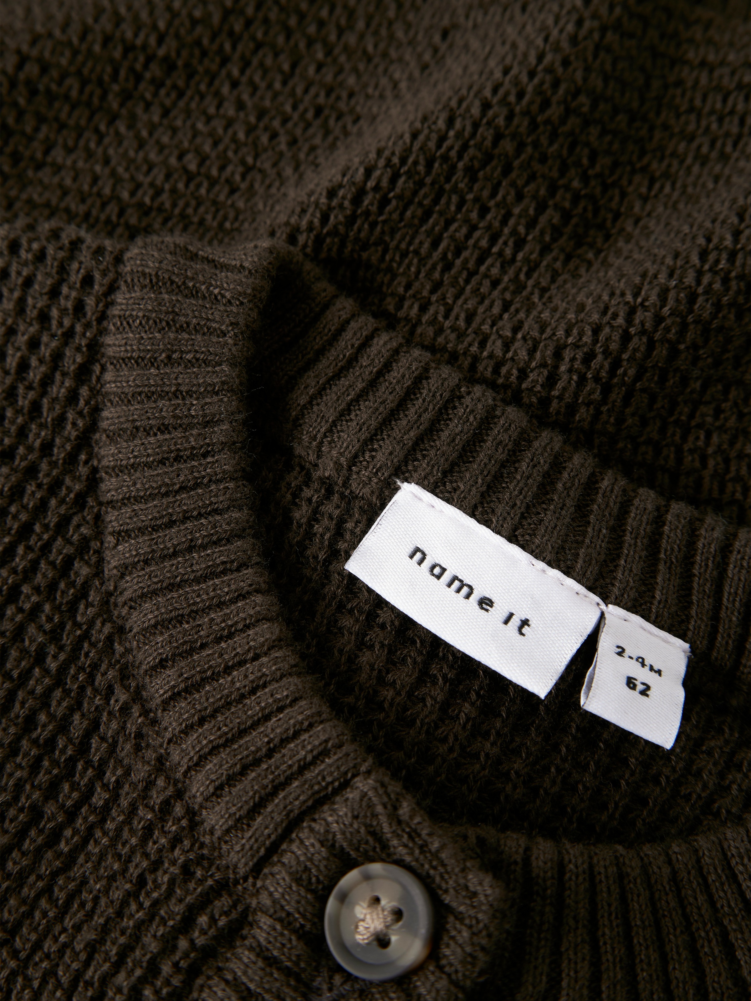 Name It Strickjacke »NBNBUBBA LS KNIT CARD NOOS«, in dezent strukturierter Qualität