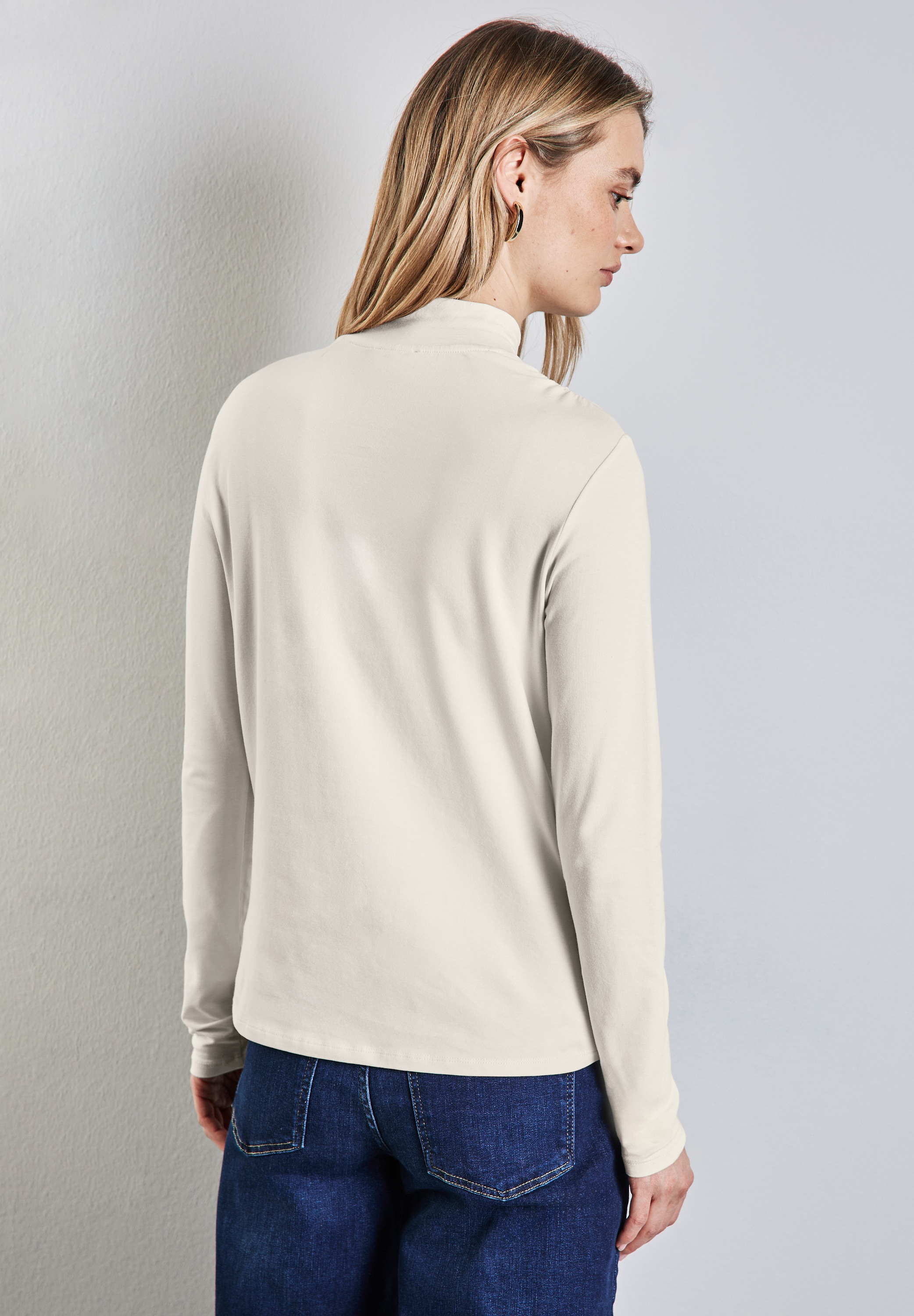 STREET ONE Langarmshirt, mit Turtleneck