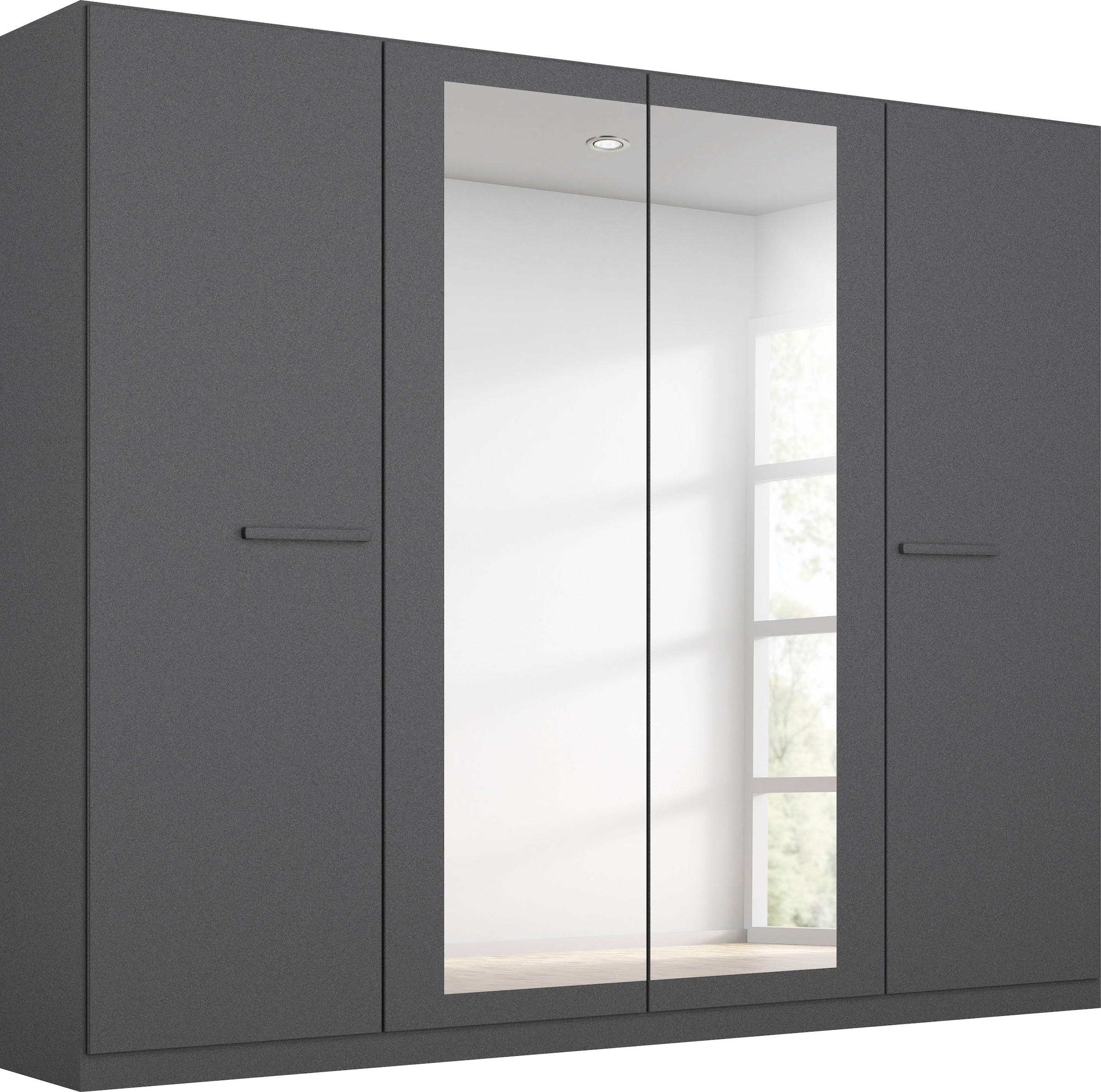 OTTO home Kleiderschrank "Mehrzweckschrank Aktenschrank Möbel Mietswohnung Schlafzimmer MODI" erhältlich in Breiten 91/136/181/226/271 cm, Höhe 210 cm, in angesagten Farbkombinationen, optional mit Spiegel MADE IN GERMANY