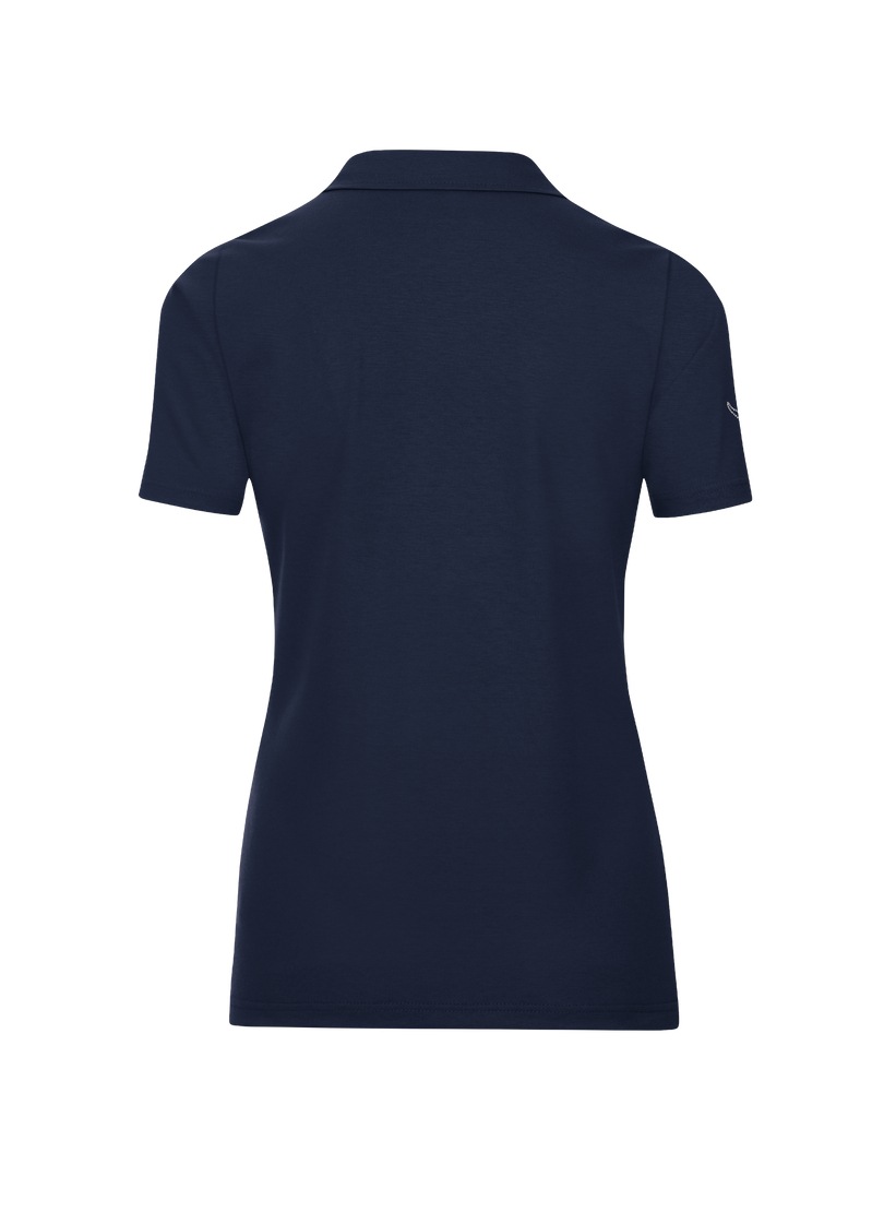 bestellen Trigema BAUR online Kristallsteinen« Baumwolle Poloshirt | Poloshirt mit aus »TRIGEMA