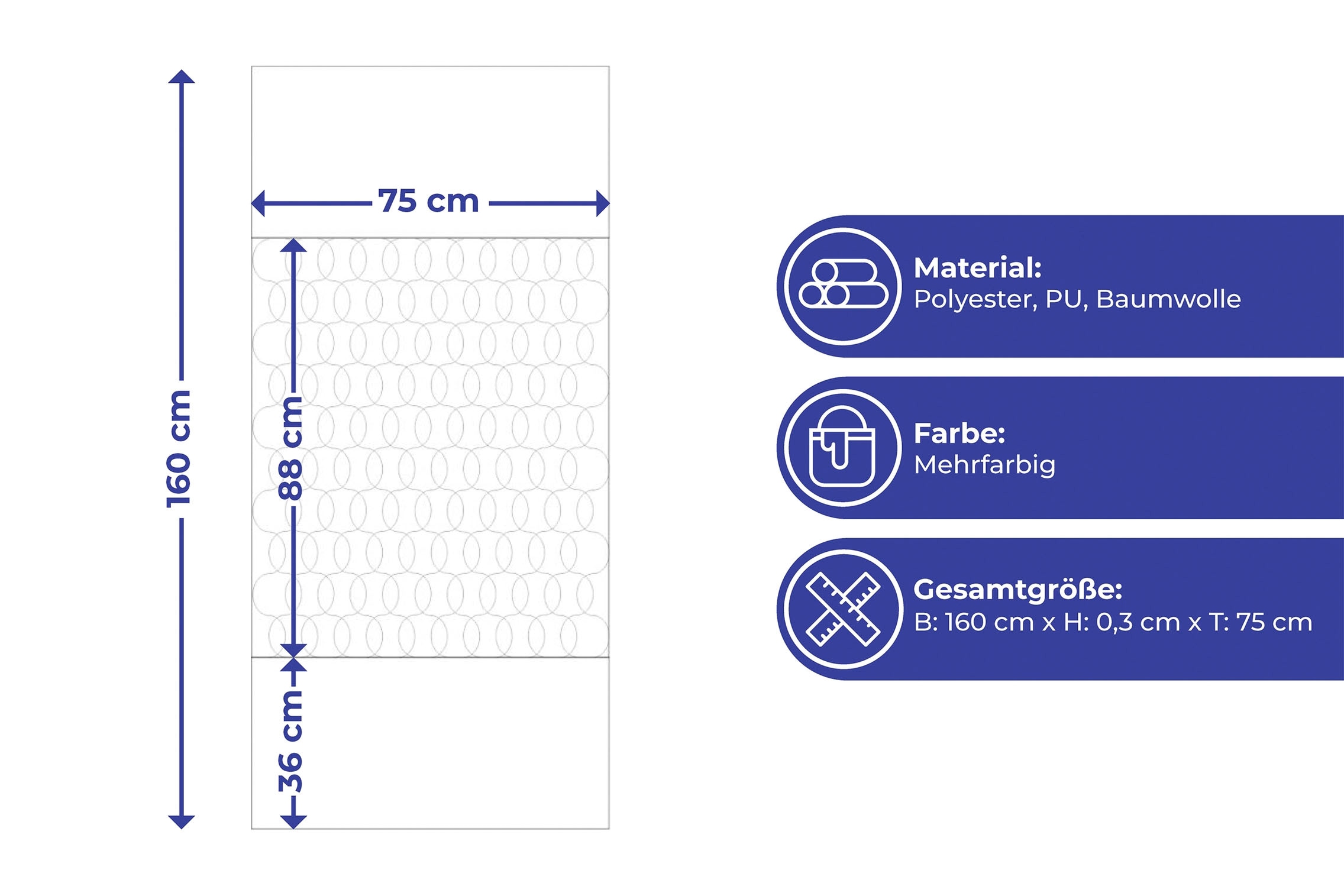 Maximex Inkontinenzauflage »2er-Set«, (Set, 2 St., Inkontinez-Unterlagen 2er-Set), 100% Polyester