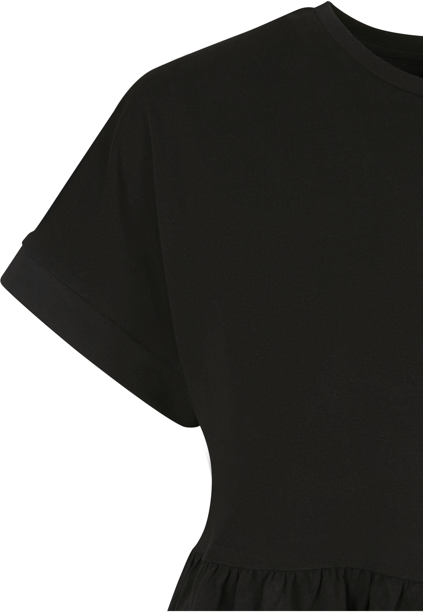 URBAN CLASSICS A-Linien-Kleid »Urban Classics Damen Ladies Organic Empire Valance Tee Dress« 1 Stk. tlg.