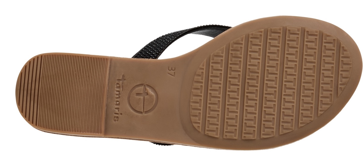 Thumbnail - Tamaris Zehentrenner, Sommerschuh, Dianette mit funkelnden Strassteinchen besetzt