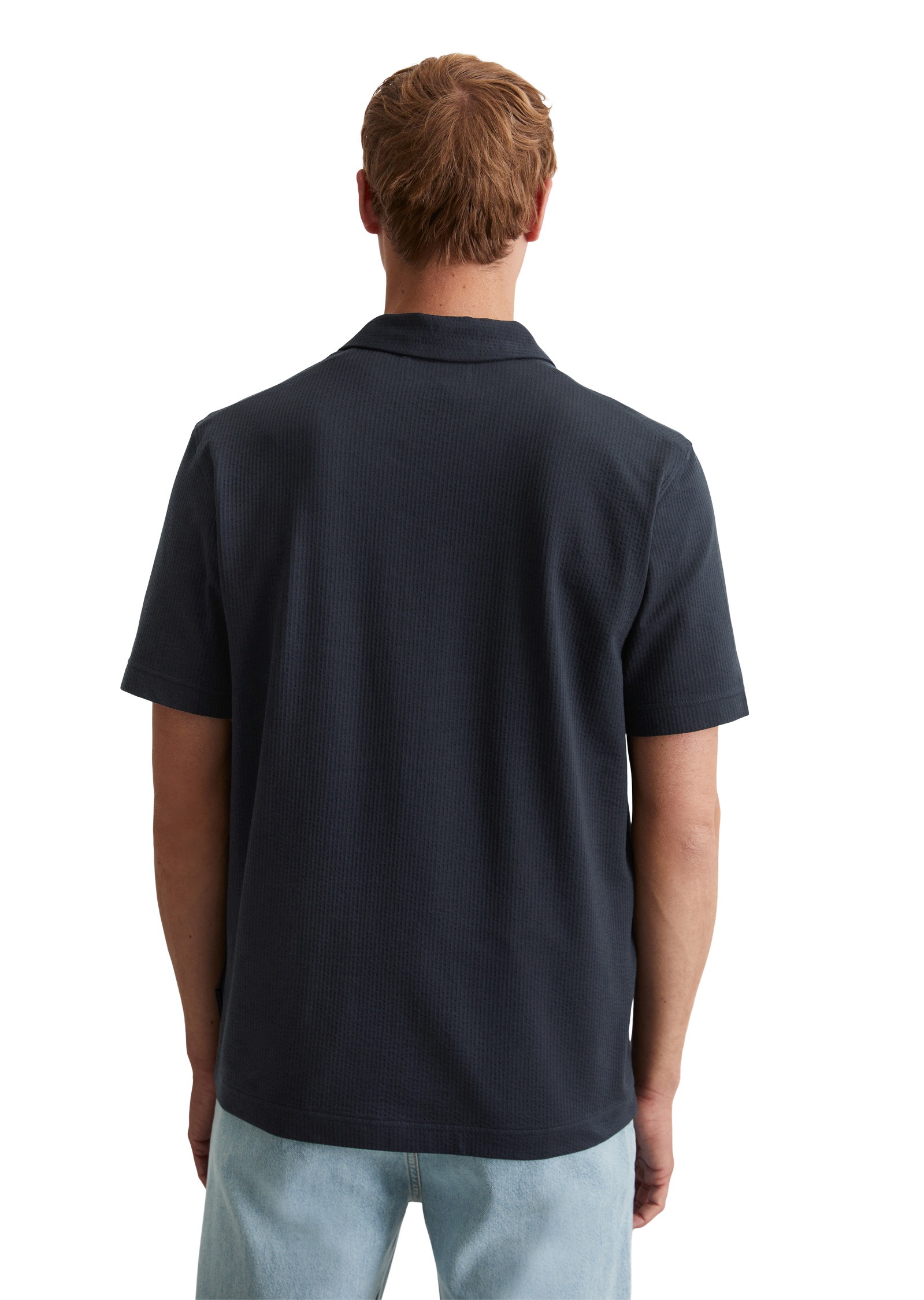 Thumbnail - Marc OPolo Kurzarmshirt "aus Bio-Baumwoll-Mix"