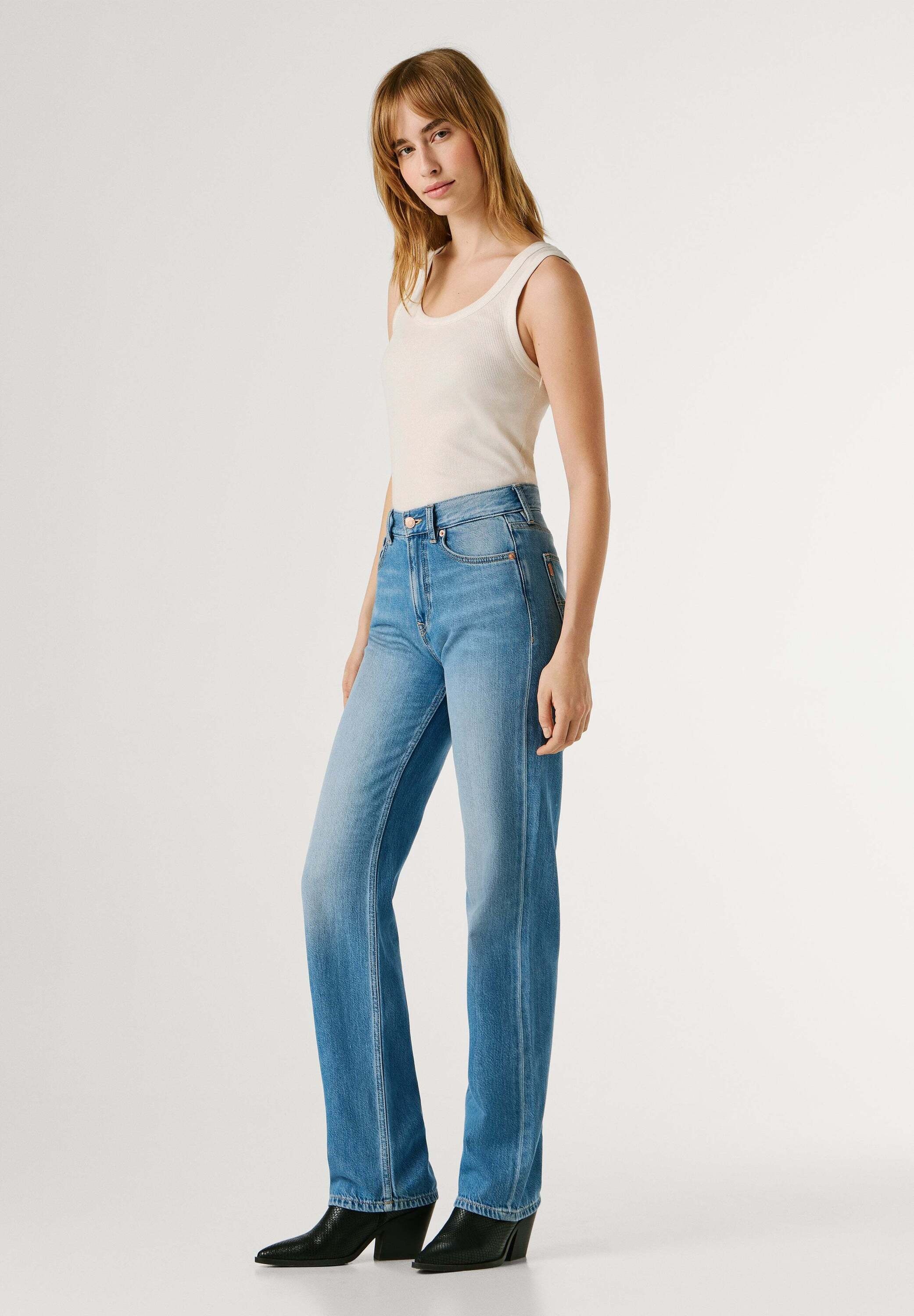Pepe Jeans Straight-Jeans »straight leg jeans STRAIGHT JEANS HW ROBYN«