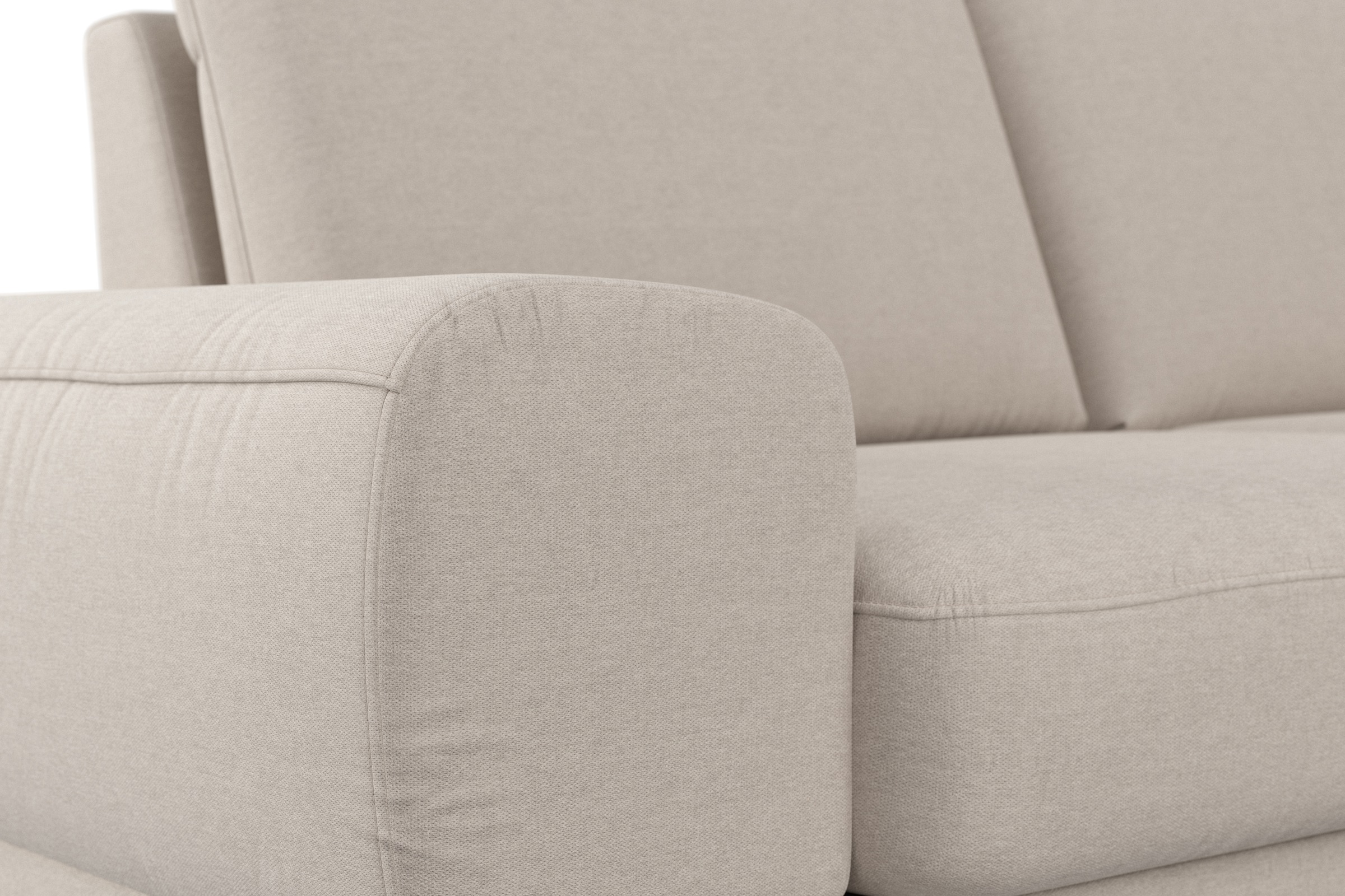 sit&more Ecksofa »Cinturo L-Form«, inklusive Sitztiefenverstellung und Federkern, Sitzhöhe 48 cm
