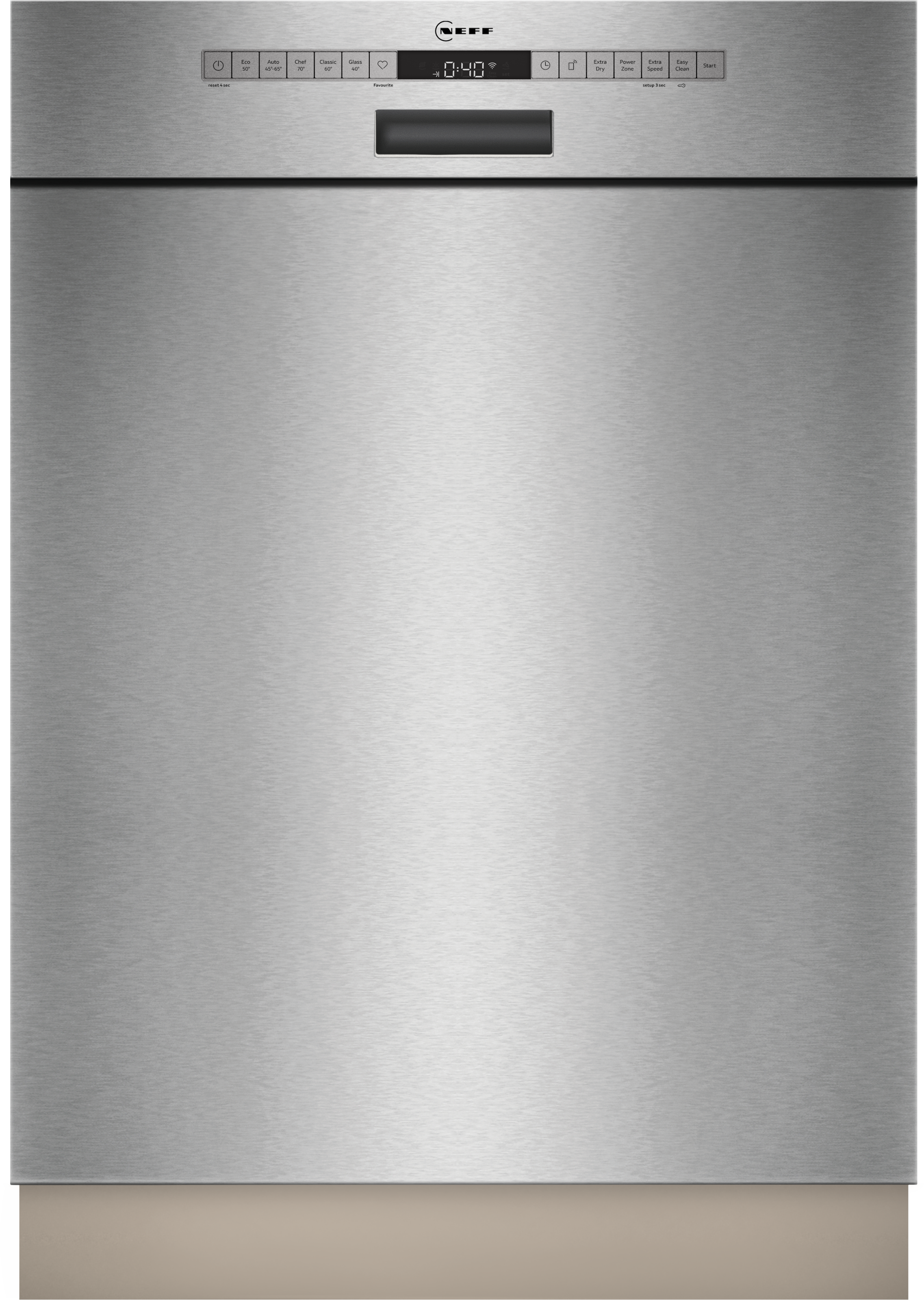 NEFF Unterbaugeschirrspüler N 50 "S125HCS03E" 14 tlg. Maßgedecke