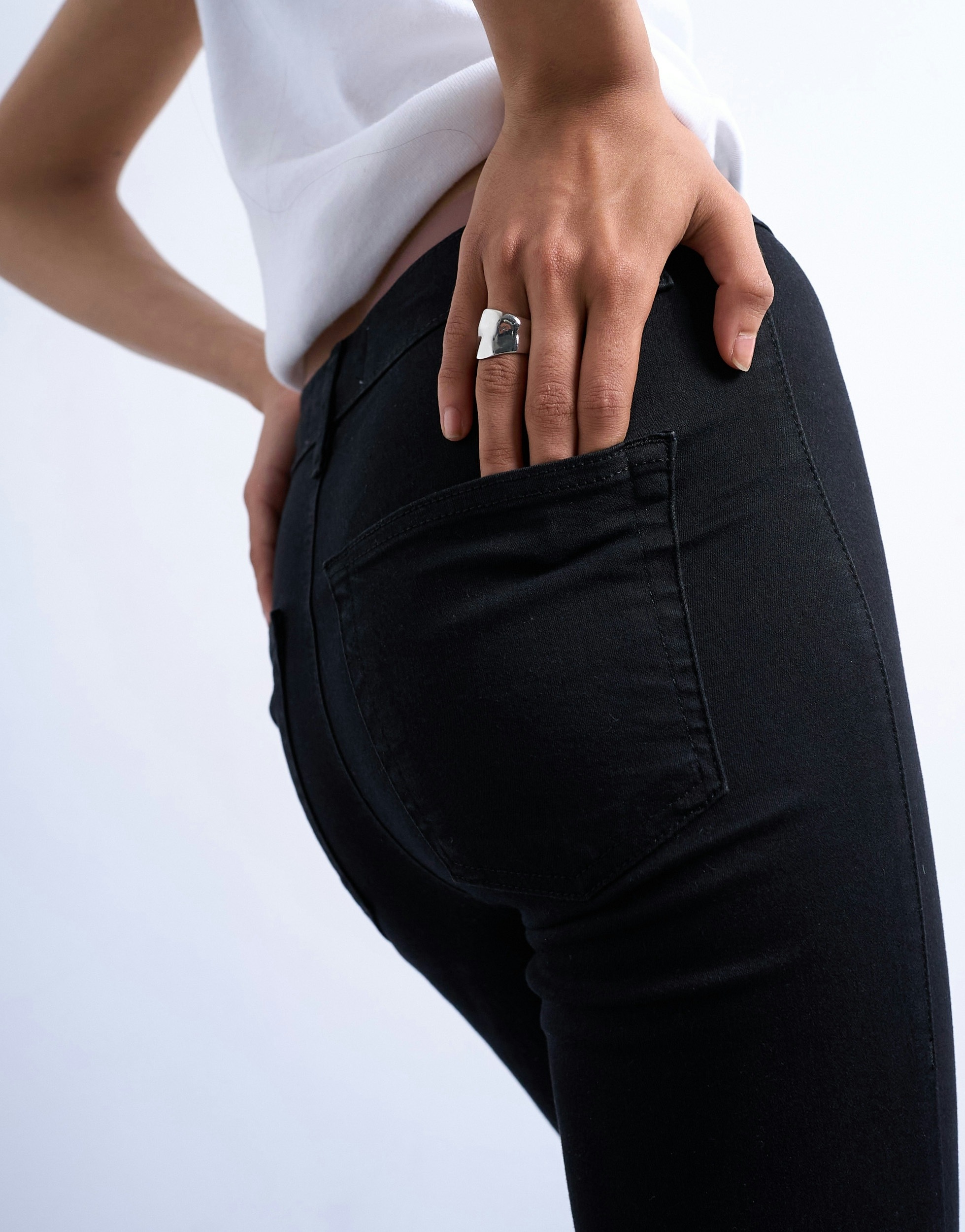 TOPSHOP Skinny-fit-Jeans »TSJONI HR SKINNY DNM JEANS BL NOOS« Baumwollmischung, skinny fit