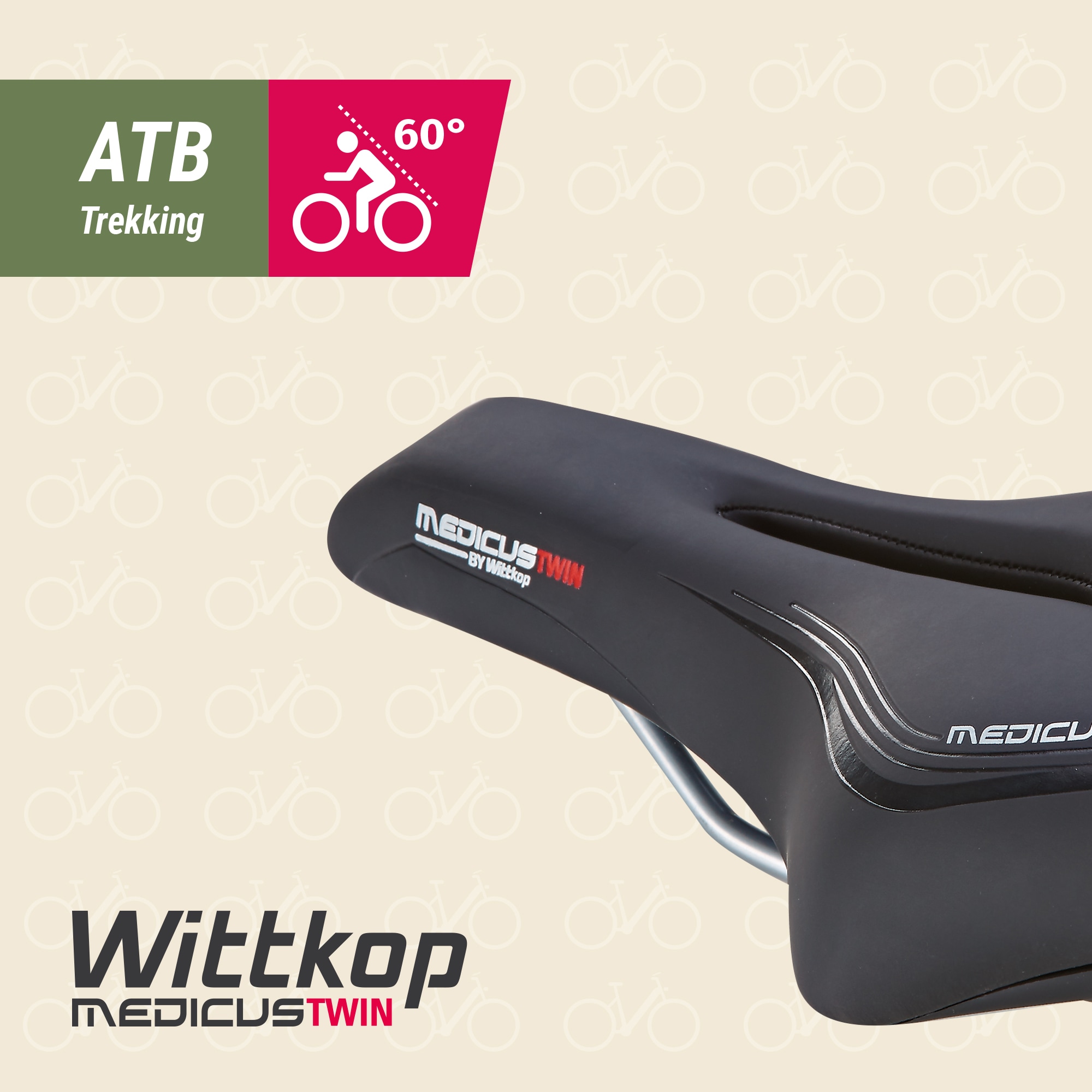 MEDICUS Fahrradsattel »Gesundheitssattel«