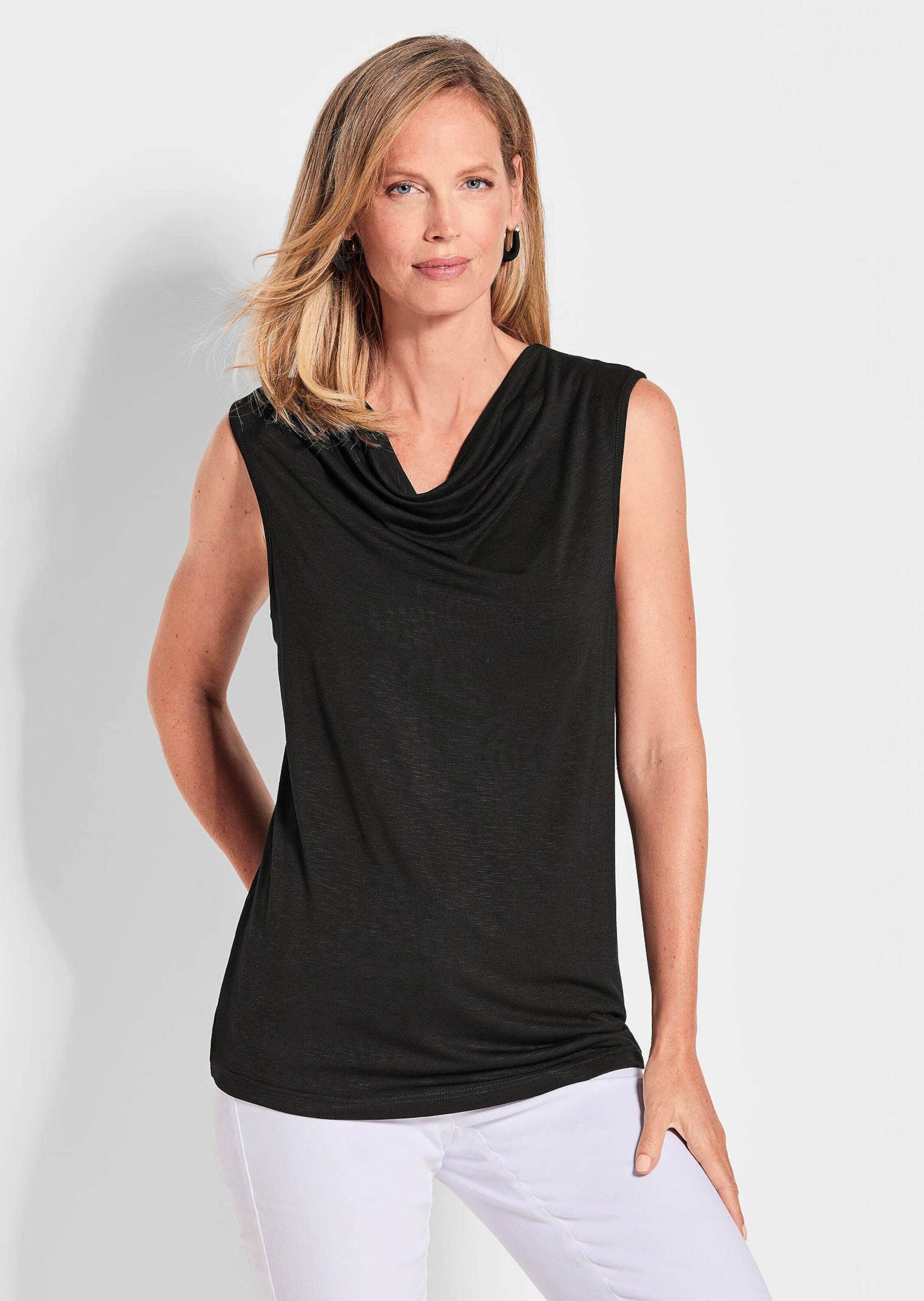 GOLDNER Trägertop "Ärmelloses Top in Viskose-Jersey" günstig online kaufen