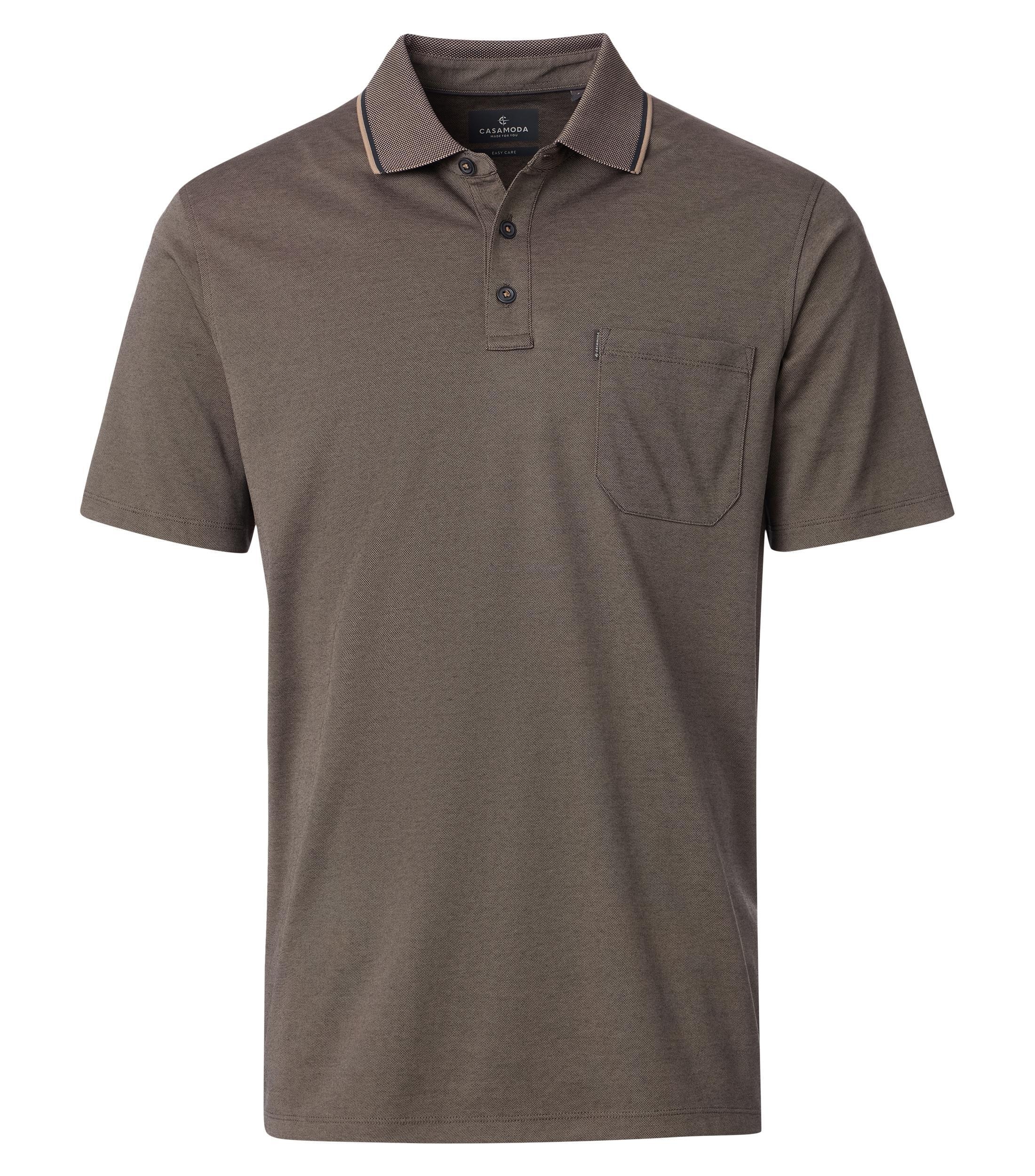 CASAMODA Poloshirt "CASAMODA Polo-Shirt uni" günstig online kaufen