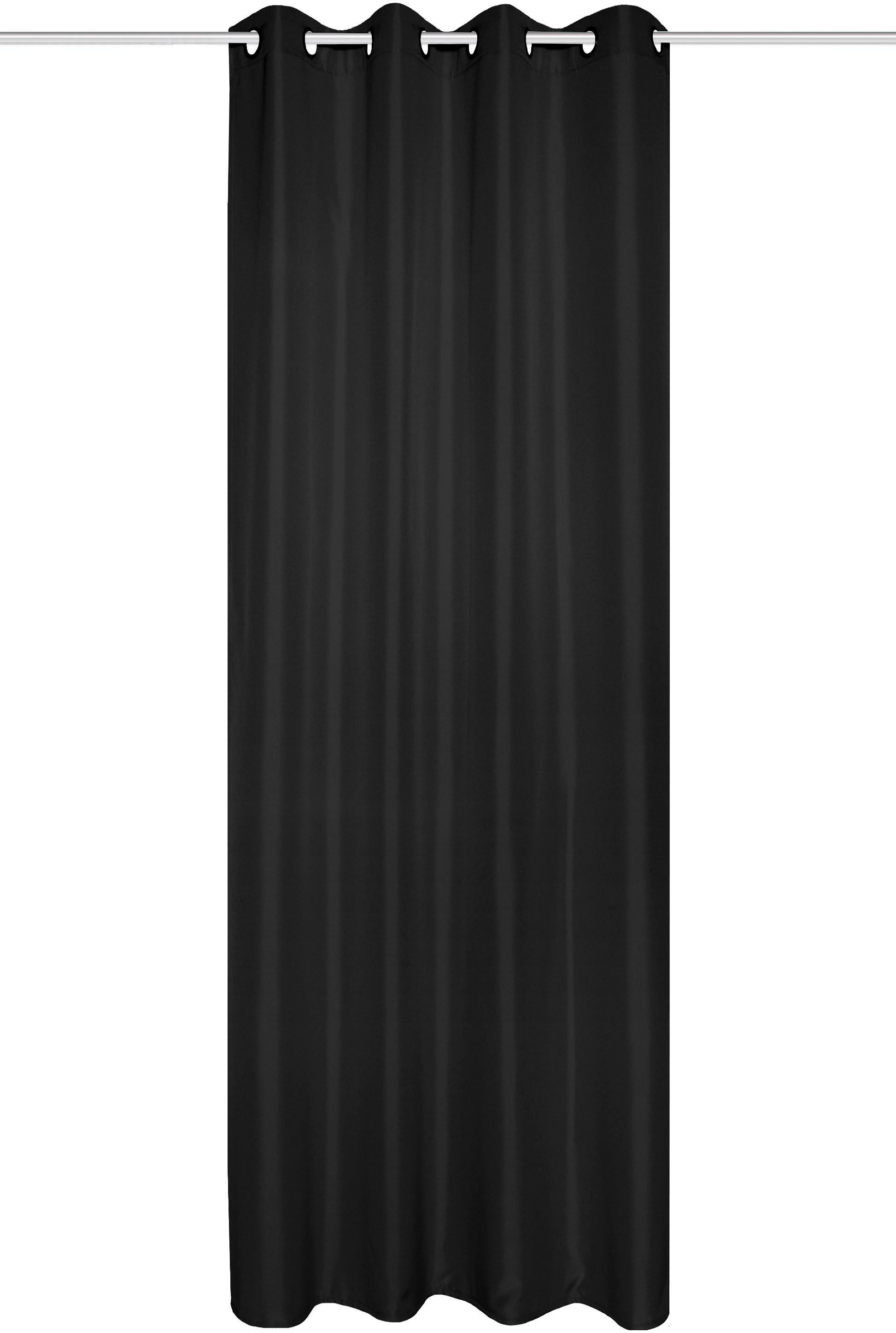 Thumbnail - Home Basics Vorhang "ATLANTIK" Ösen 1 Stk. tlg. Ösenschal Uni ATLANTIK