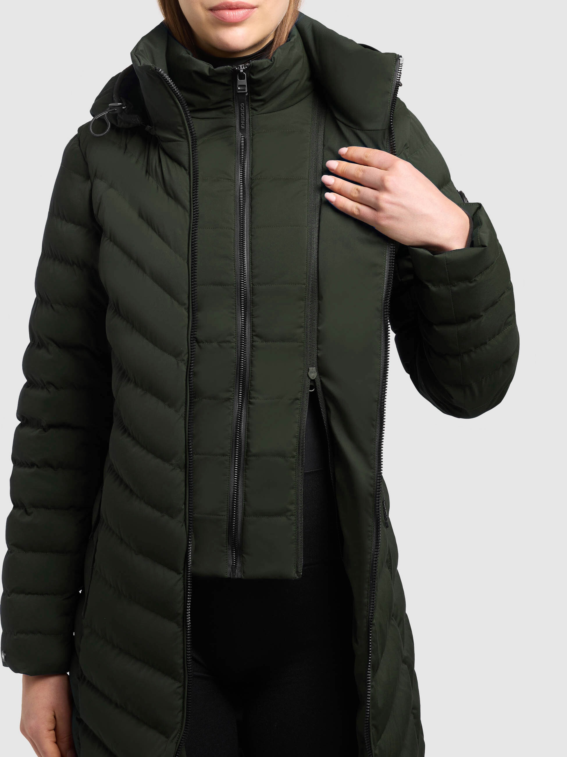 khujo Steppmantel »BRIGETT - 2IN1 WITH BAG«
