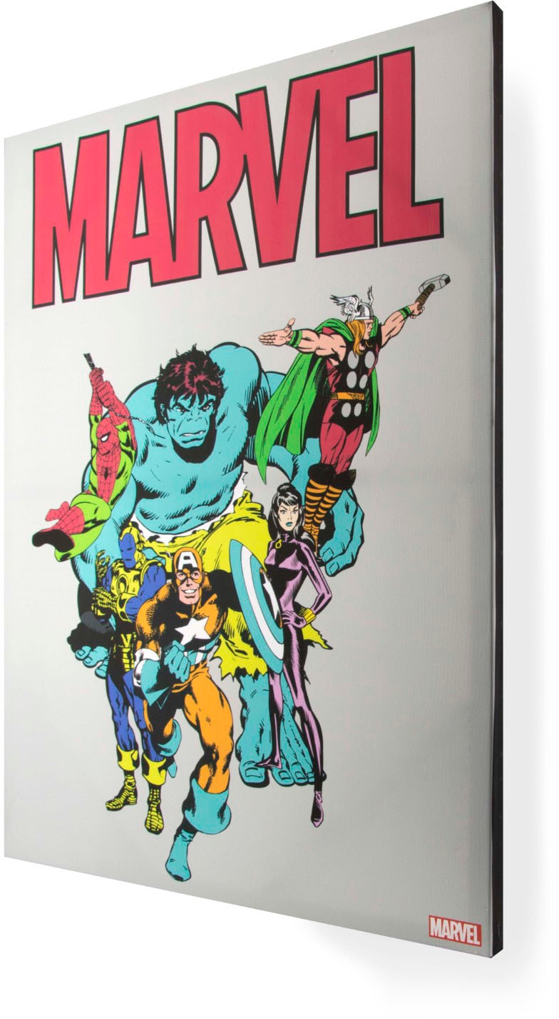 MARVEL Leinwandbild »Leinwandbild Marvel Comics 50x70cm«, (Packung, 1 St.)