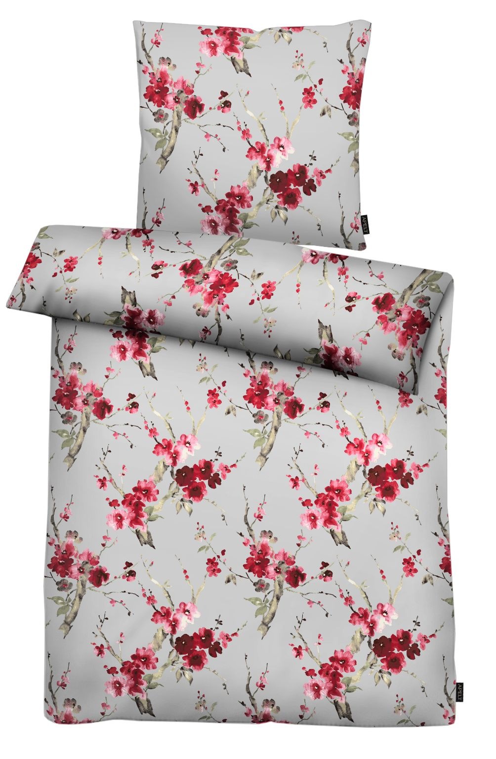 APELT Bettwäsche "Hanami Gots" 2 Stk. tlg. Blütenzweig günstig online kaufen