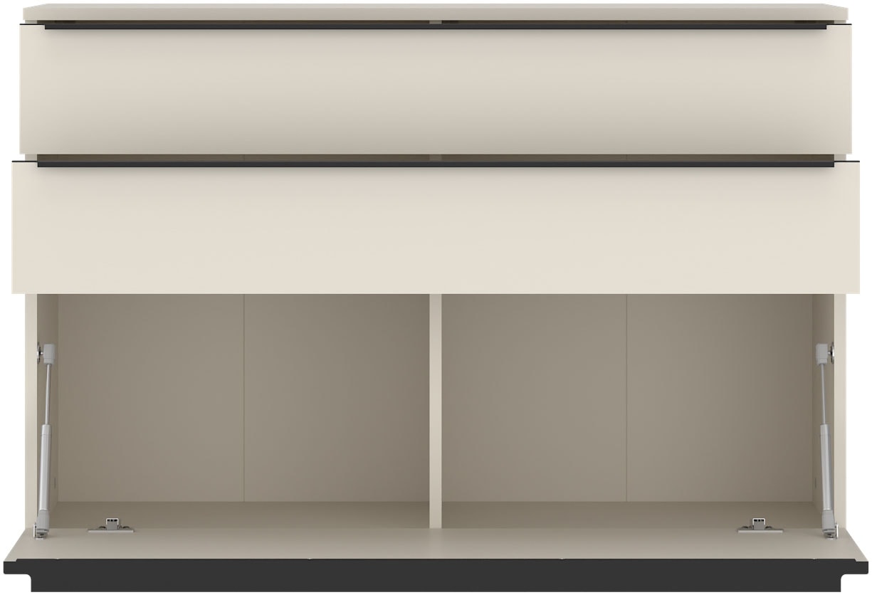 TOM TAILOR HOME Kommode Lowboard, Breite 110 cm,1 Klappe,2 Schubladen, viel Stauraum