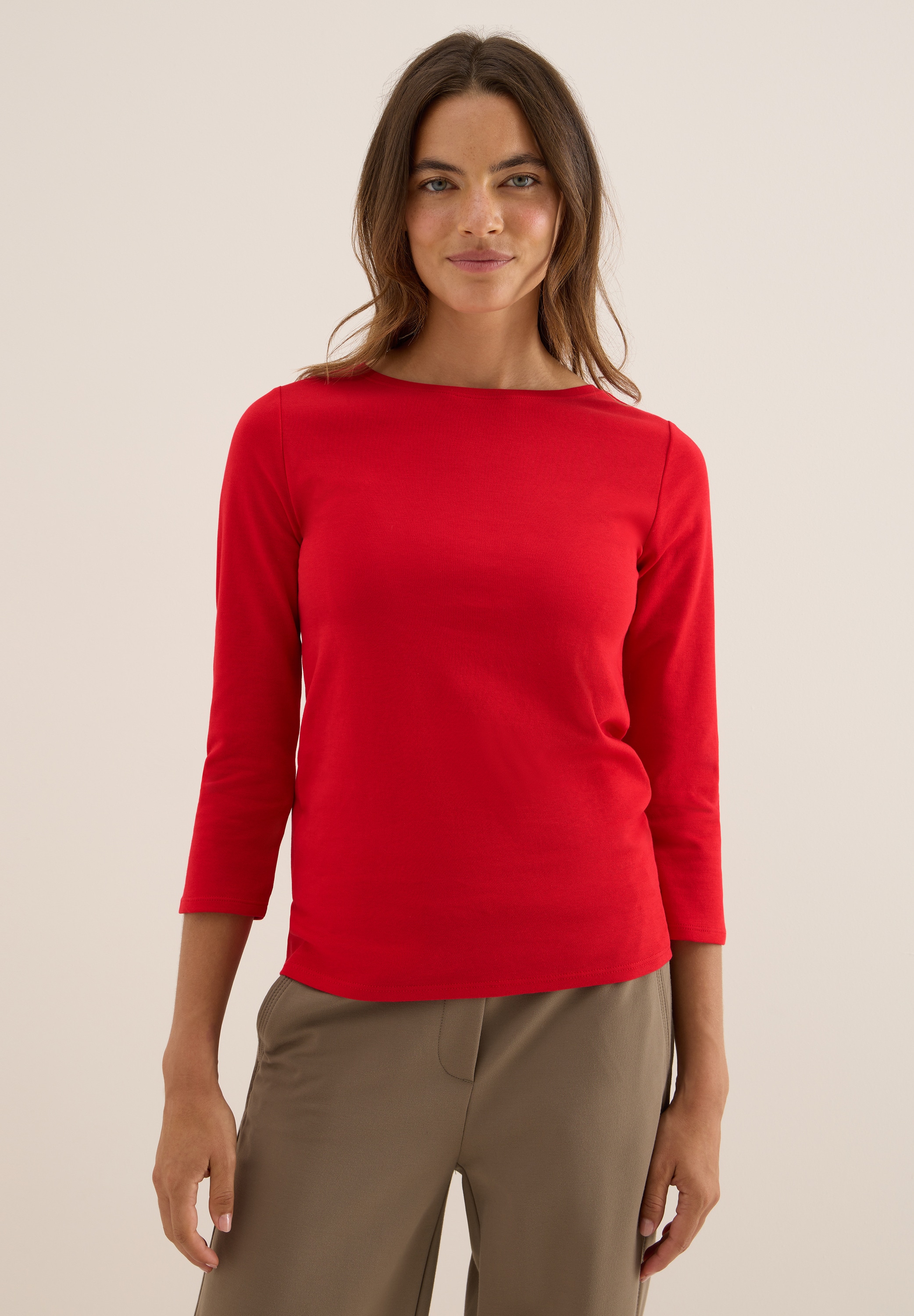 Cecil 3/4-Arm-Shirt, aus reiner Baumwolle günstig online kaufen