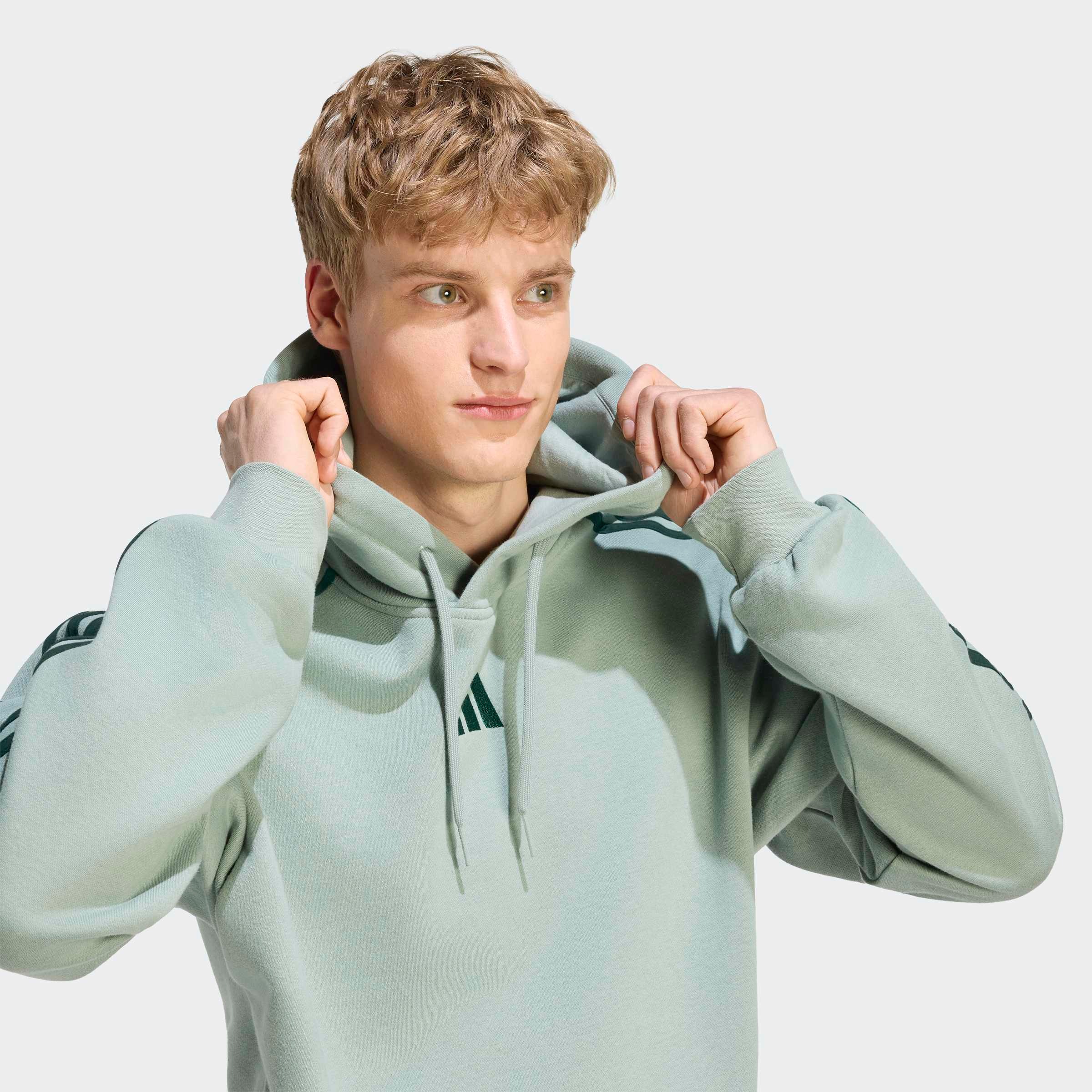 adidas Sportswear Kapuzensweatshirt »ESSENTIALS 3-STREIFEN FLEECE HOODIE«
