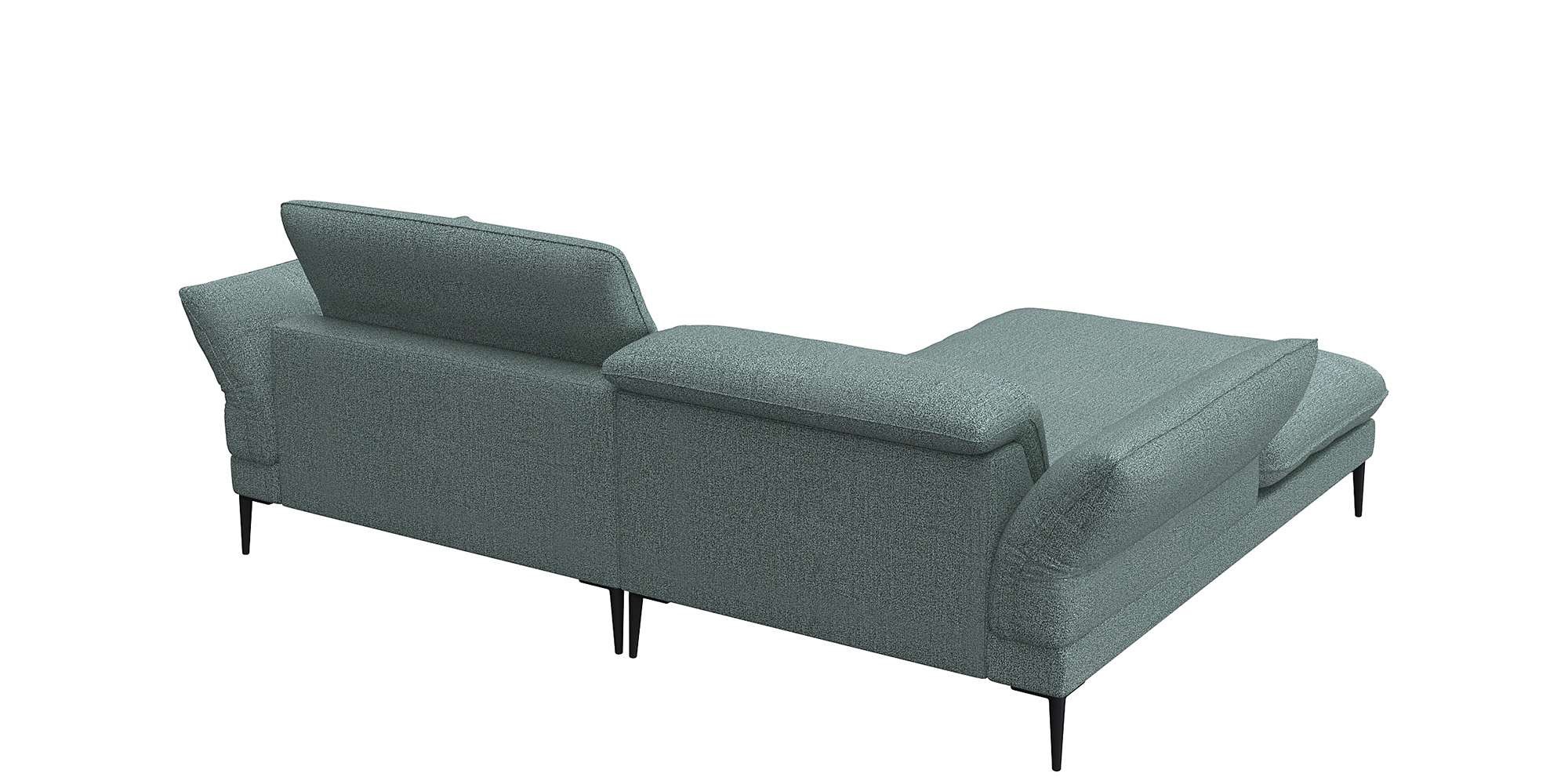 FLEXLUX Ecksofa »Salino, Funktionssofa mit Recamiere, Relaxsofa, Ecksofa«, Sofa mit Arm- und Kopfteil-Verstellungen, Kaltschaum & Stahl-Wellen