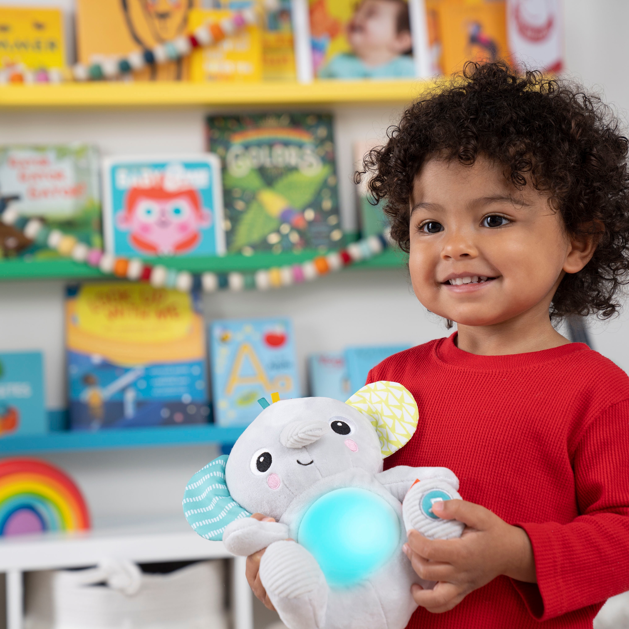 Bright Starts Plüschfigur »Hug-a-bye Baby™ Musical Light Up Soft Toy​«, mit Licht und Soundeffekten