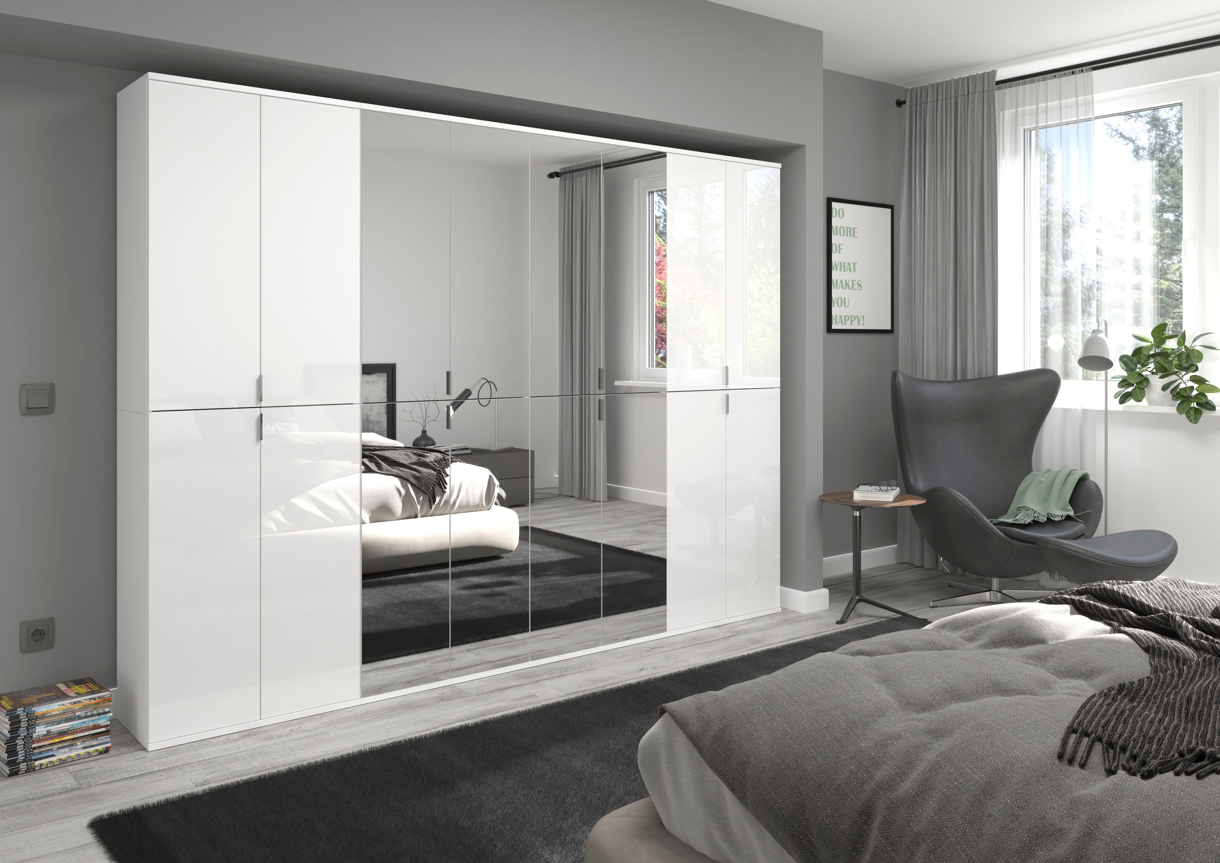 INOSIGN Garderoben-Set "Trondheim, Breite 244 cm, best. aus 4 Schränken, 16 günstig online kaufen