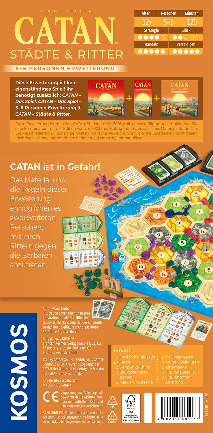 Kosmos Spiel »CATAN Städte & Ritter« Made in Germany