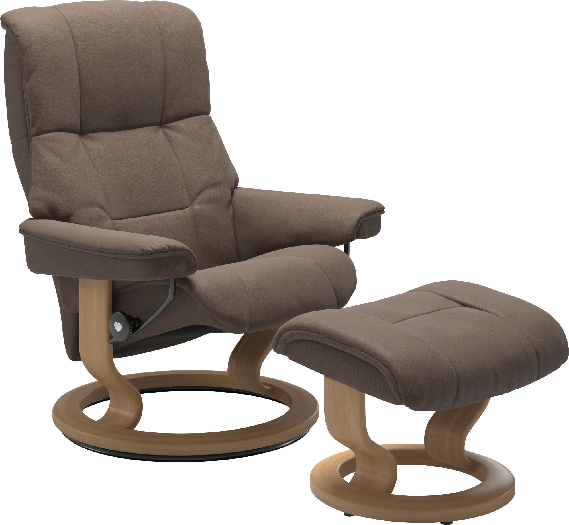 Stressless Relaxsessel "Mayfair" mit Classic Base, Größe S, M & L, Gestell Eiche, in 3 Bezugsqualitäten lieferbar