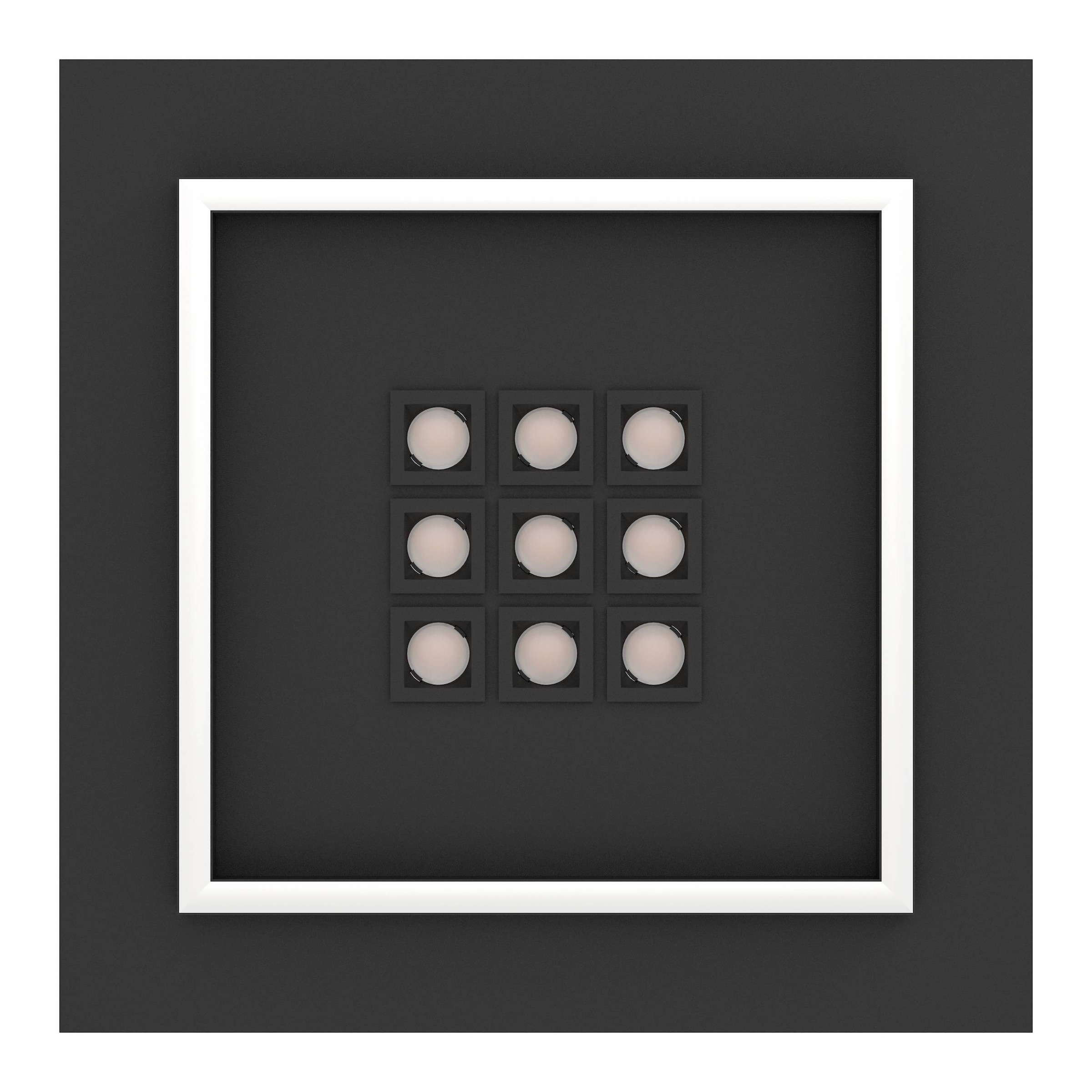 EGLO Deckenleuchte »Balazote Deckenlampe quadratisch aus Metall und Konststoff Lampe« LED-Modul 1 Stk. Kaltweiß | Neutralweiß | Warmweiß