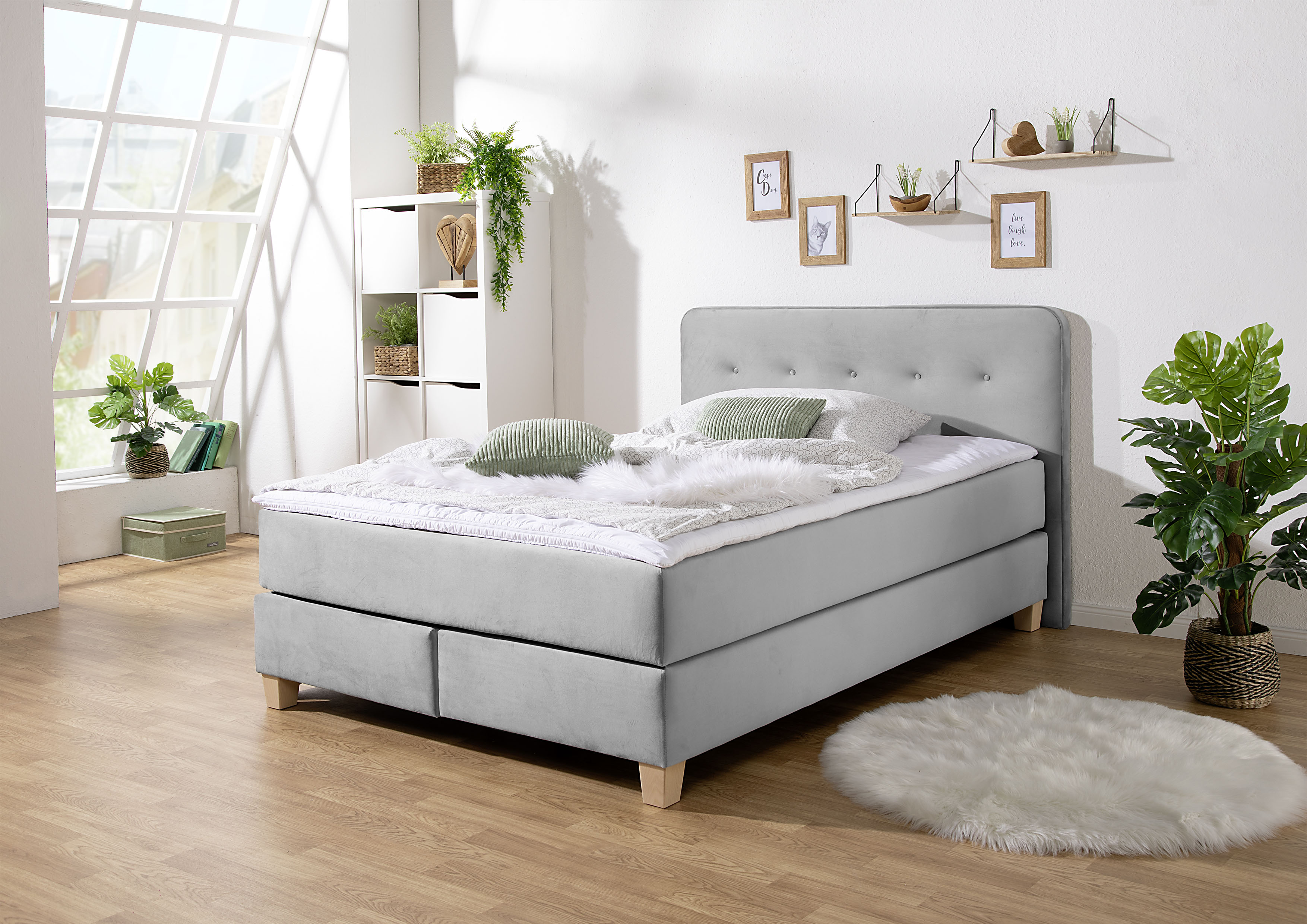 Home affaire "Fargo" in Überlänge 220 cm, mit Topper, 3 Ausführungen, 4, Breiten