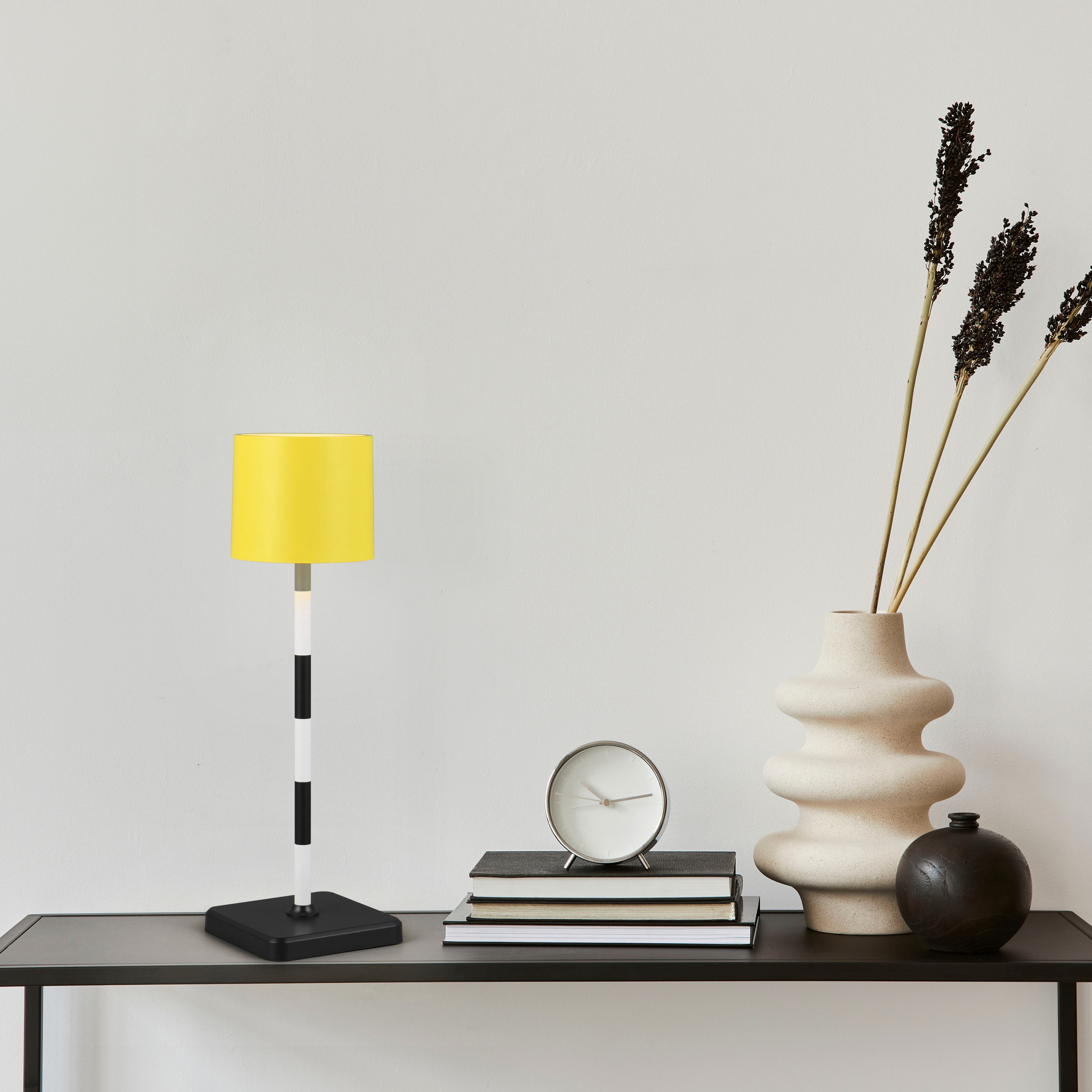 REALITY Leuchten LED Außen-Tischleuchte »Fernandez«, LED fest integriert, dimmbar, Lichtfarbe einstellbar, USB Ladestation