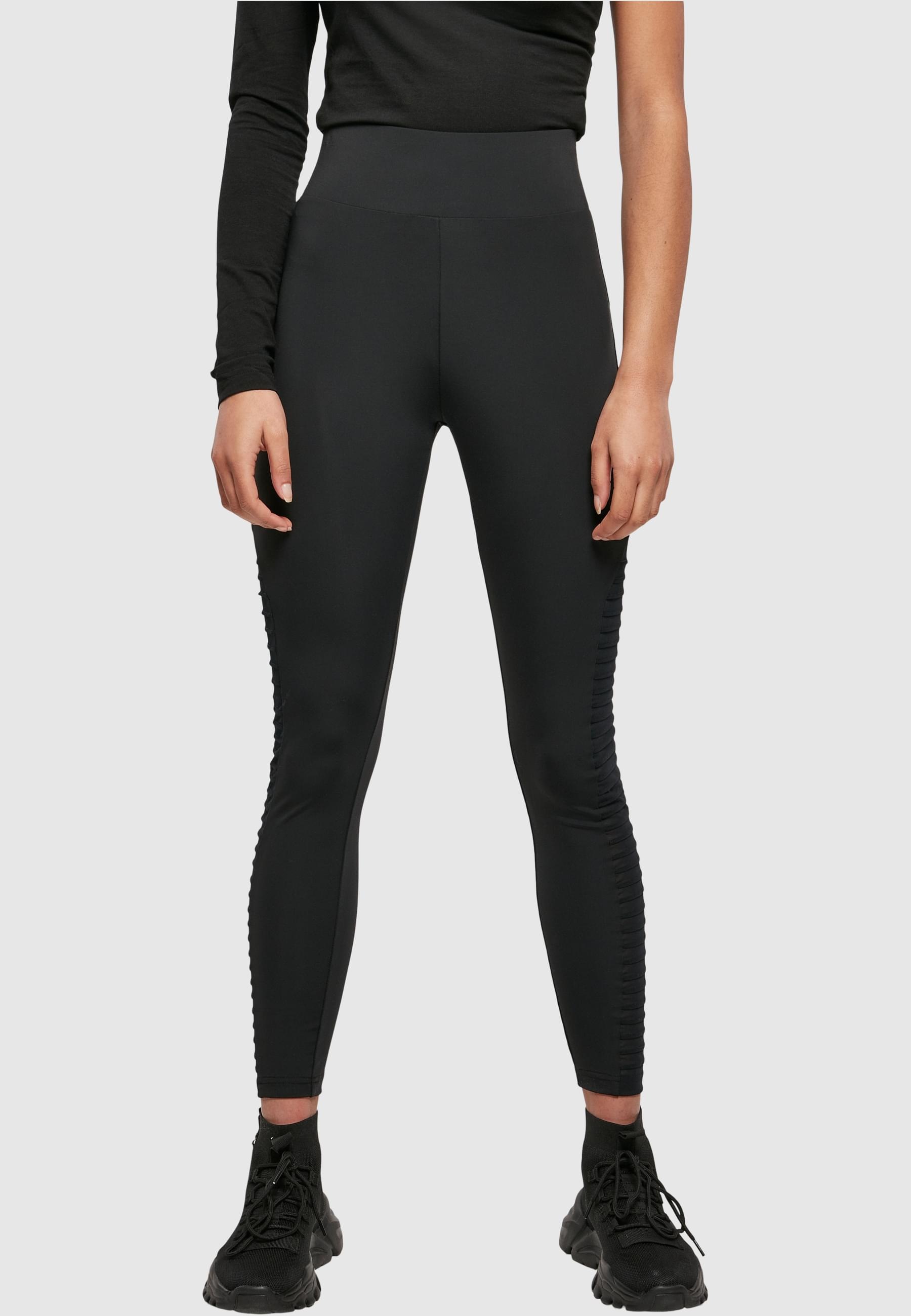 URBAN CLASSICS Leggings »Urban Classics Damen Ladies Highwaist Biker Tech Mesh Leggings«, (1 tlg.)