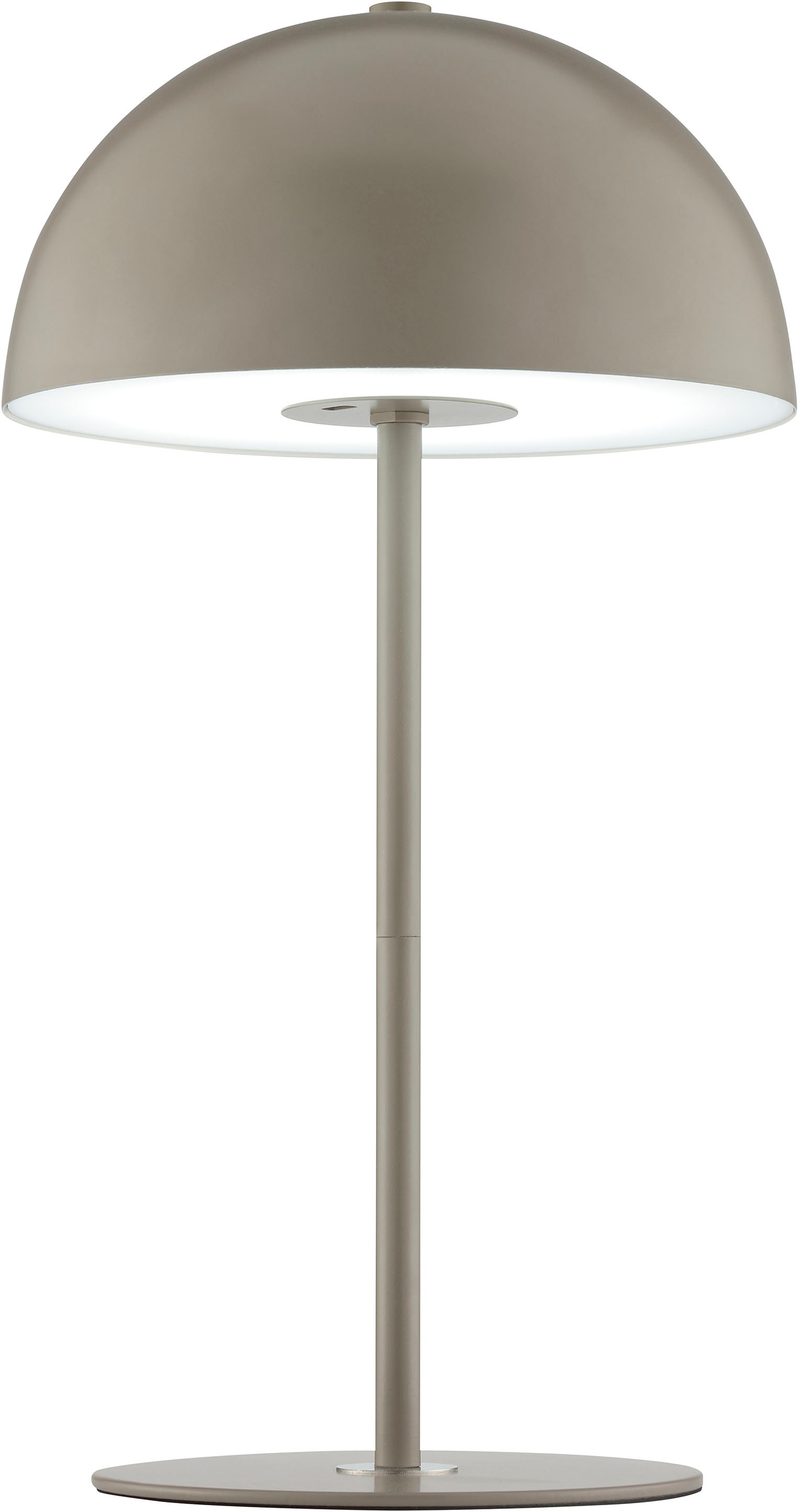LeGer Home by Lena Gercke Tischleuchte »Linnea Akku Variante«, 1 flammig, Leuchtmittel LED-Modul | LED fest integriert, Pilzleuchte mit Akku, Höhe 38 cm, Ø 20 cm, 400 lm, 3000 K, CCT