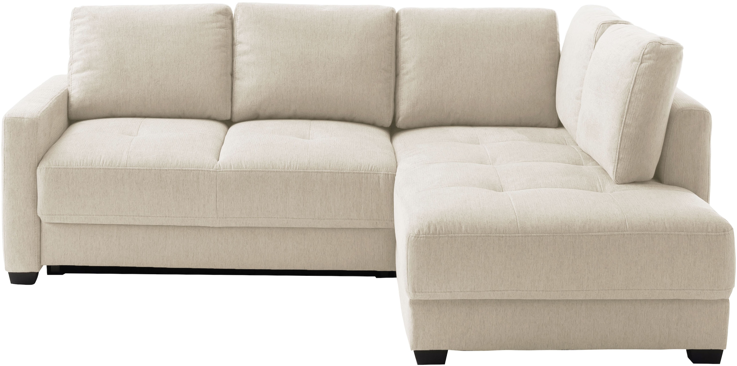 Mr. Couch Ecksofa »Pierre, L-Form mit BoxSpring« Mit Boxpring-Taschenfederkern