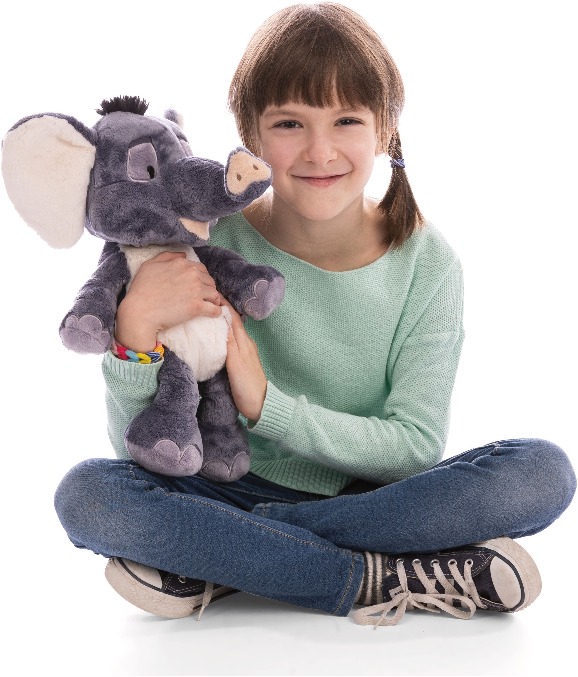 Nici Kuscheltier »Wild Friends, Elefant El-Flora, 35 cm schlenkernd«