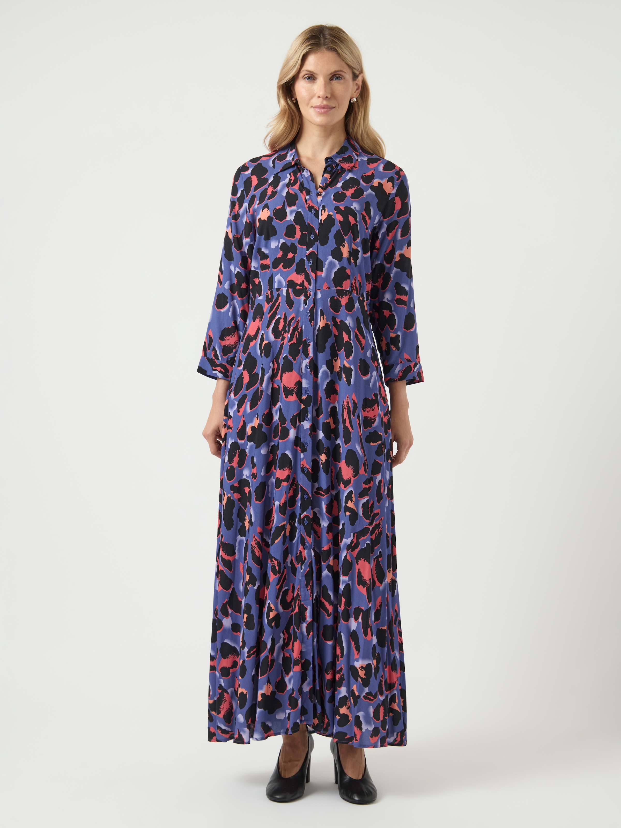 Y.A.S Hemdblusenkleid "YASSAVANNA LONG SHIRT DRESS", Sommerkleid, mit 3/4 Ä günstig online kaufen