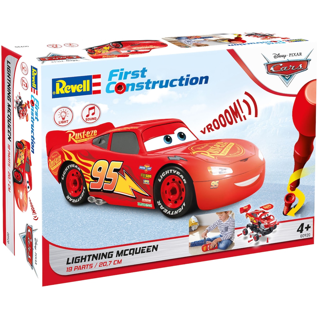 Revell® Modellbausatz »Revell First Construction, Lightning McQueen«, 1:20