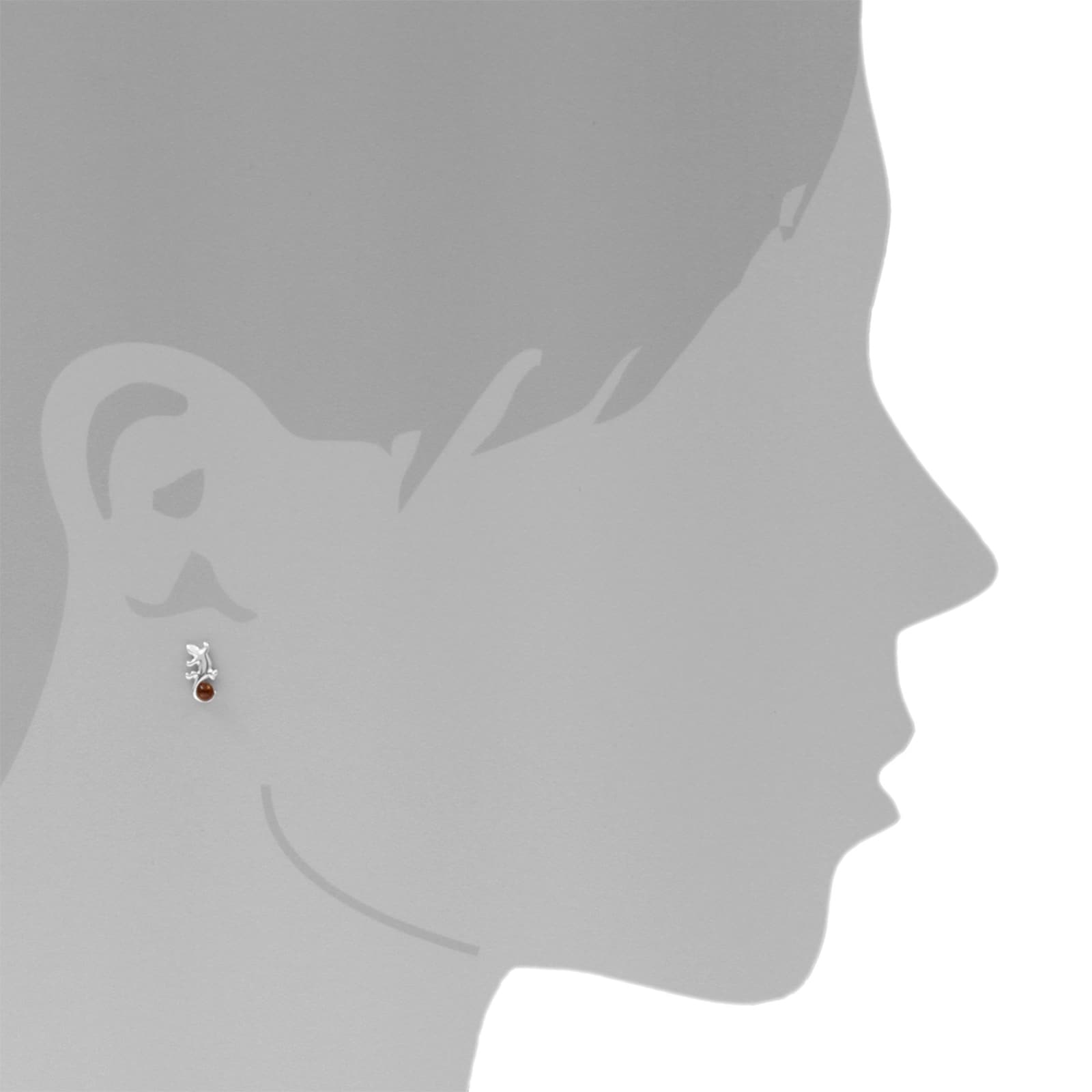 OSTSEE-SCHMUCK Paar Ohrstecker »Ostsee-Schmuck Ohrstecker Echse Ohrstecker Echse«, (2 tlg.)