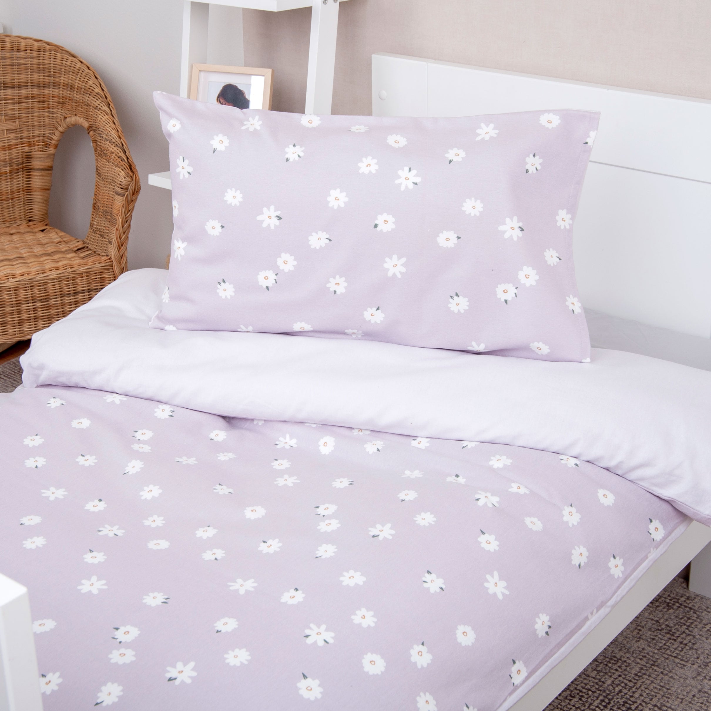 Baby Best Babybettwäsche "BabyBest Flower Bunny" 2 Stk. Flanellbettwäsche