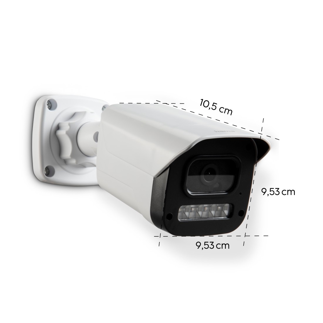Hama Überwachungskamera »WLAN-Überwachungskamera außen Full HD mit Nachtsicht IP54« Bewegungsmelder, Gegensprechfunktion, Privatmodus, microSD bis 128 GB