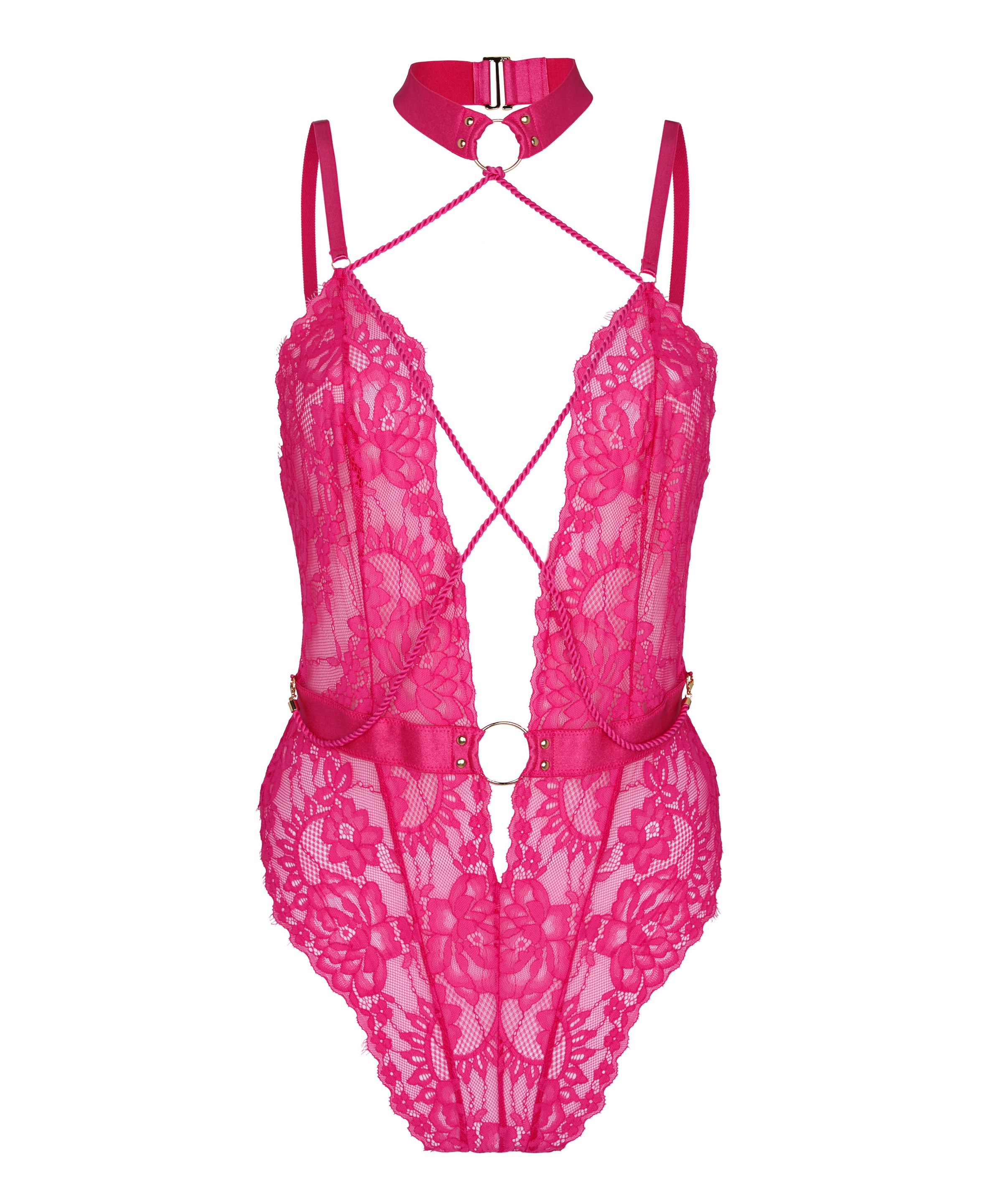 Hunkemöller Body »Private Body offenem Schritt Brandy«
