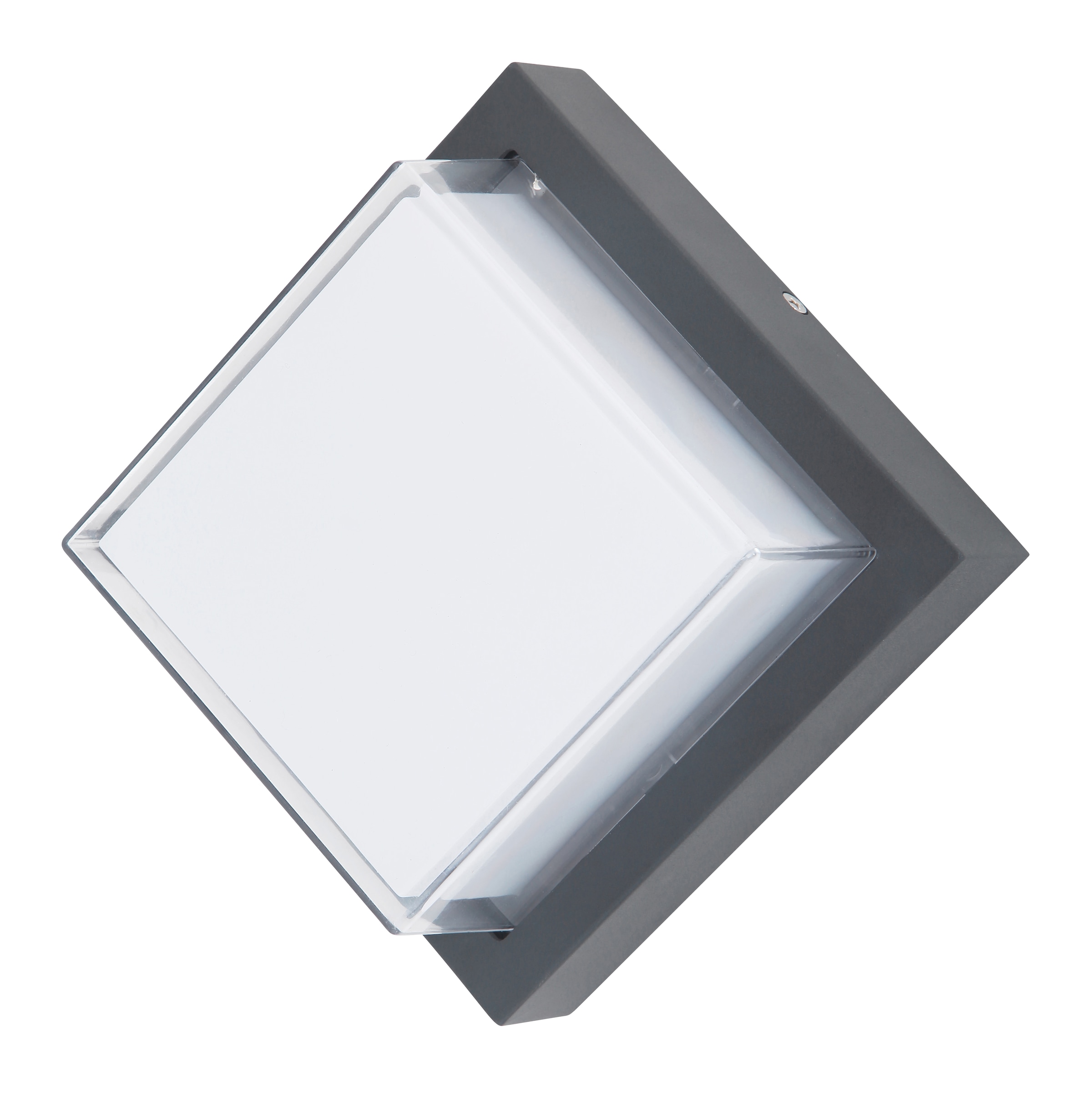 GLOBO LIGHTING LED Außen-Wandleuchte »JALLA«, Leuchtmittel LED-Modul | LED fest integriert, Außenbereich/IP54/3000K/anthrazit/opal