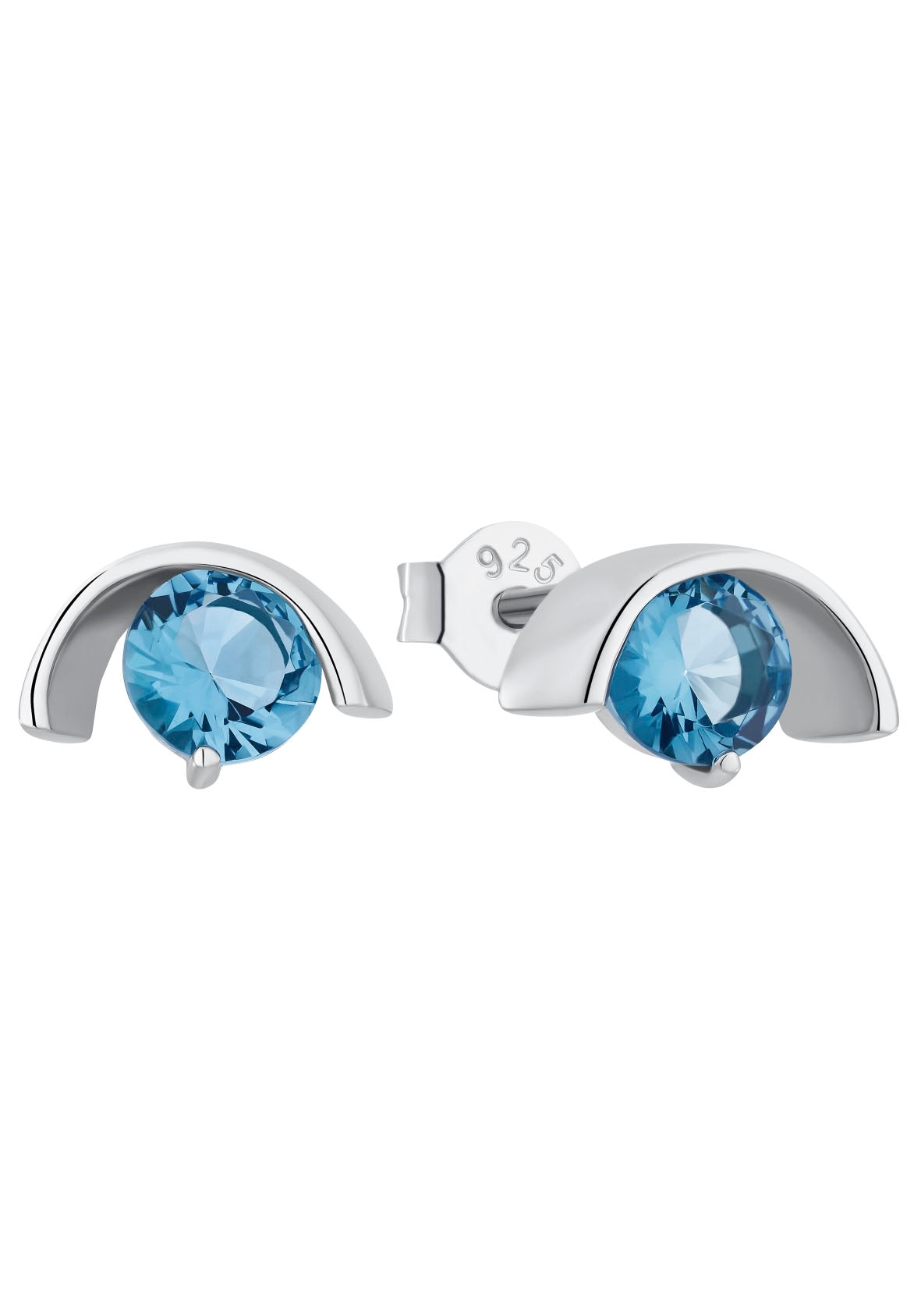 bestellen online BAUR Paar | mit Sparkle, Amor Zirkonia »Blue 2012796«, Ohrstecker